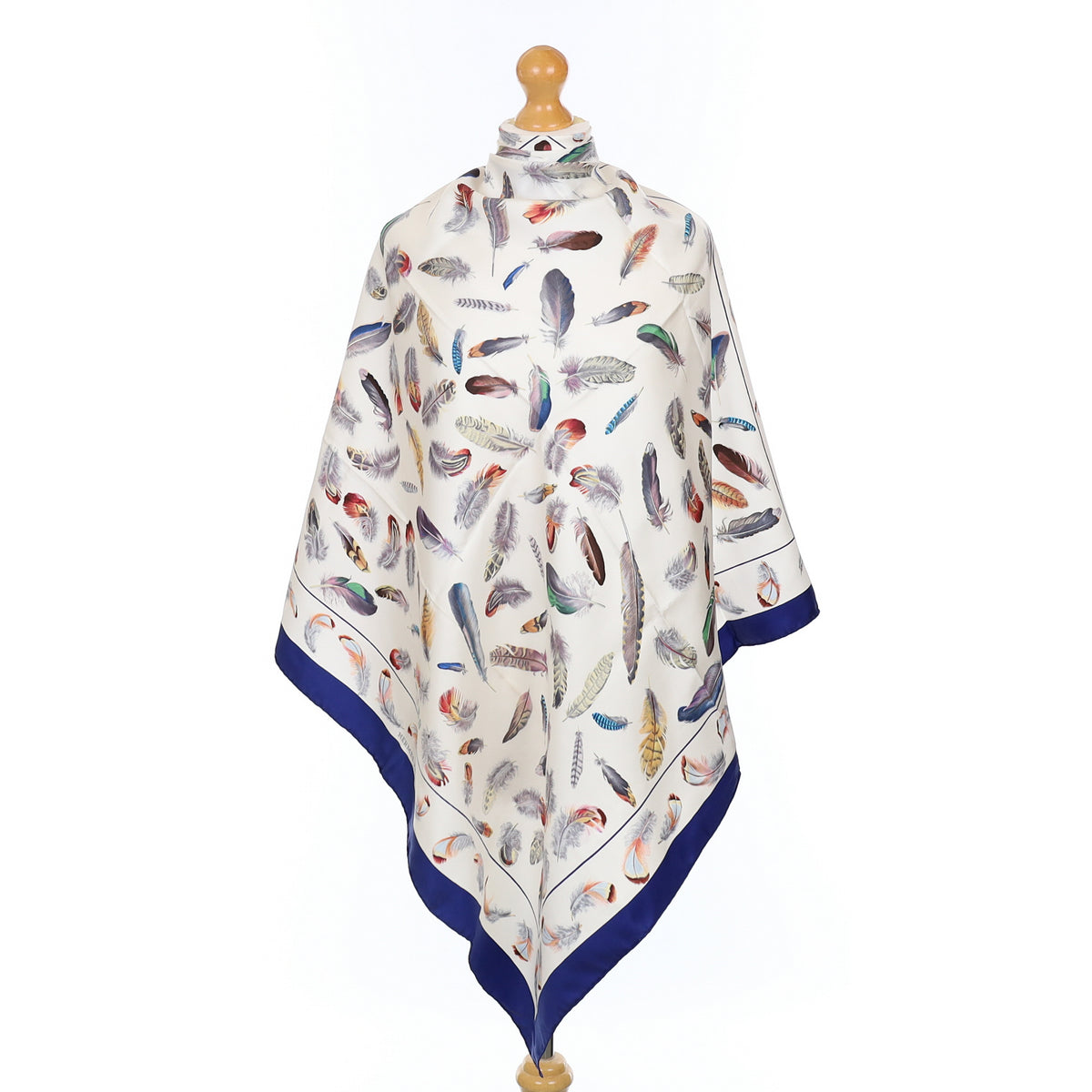 Hermès Plumes Silk Scarf