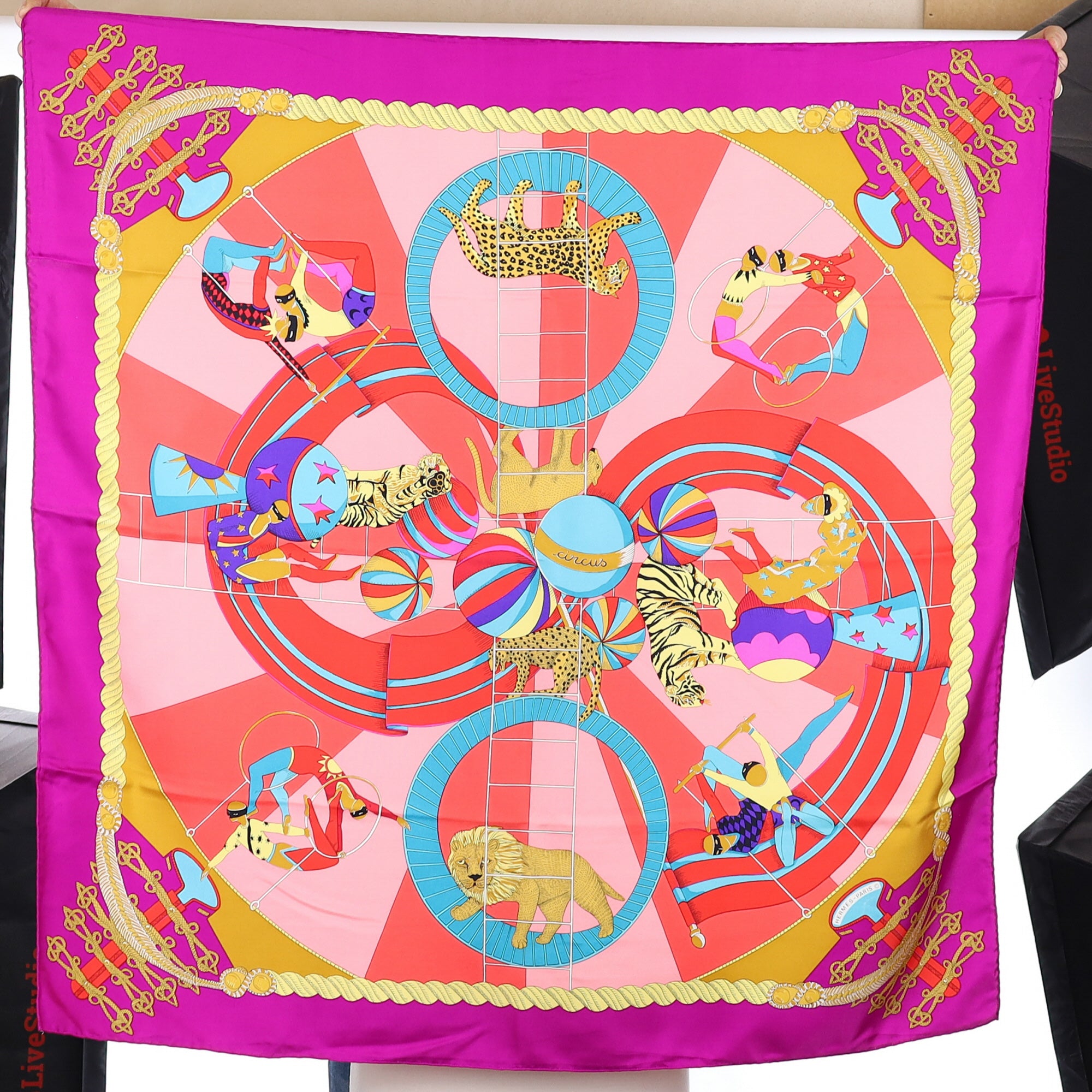 Hermès Circus Silk Scarf