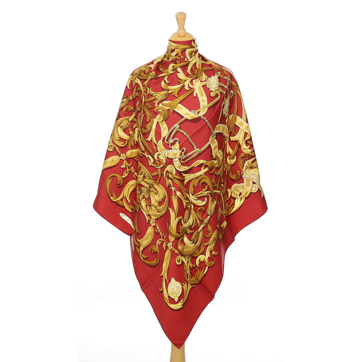 Pristine Hermès Le Mors a la Conétable Silk Scarf