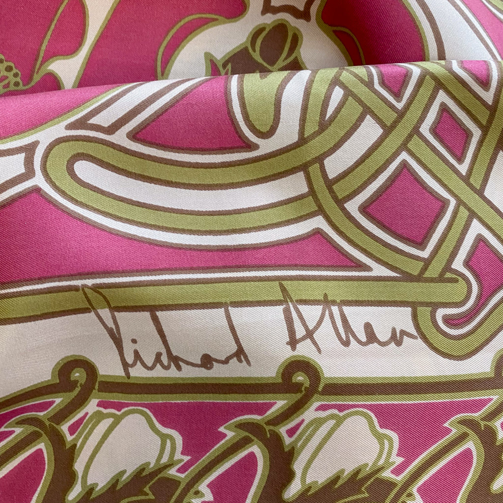 1970’s Richard Allan Silk Scarf