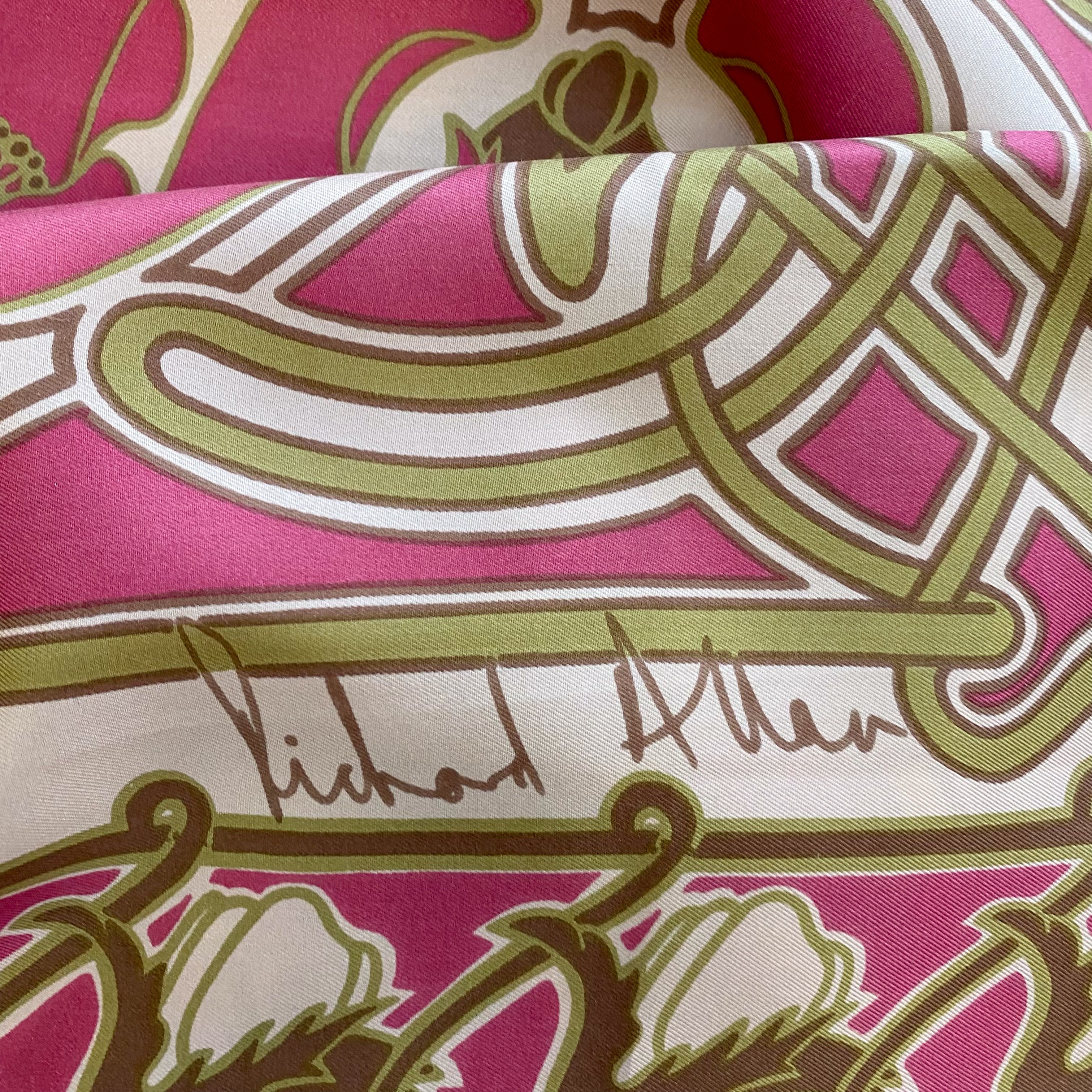 1970’s Richard Allan Silk Scarf