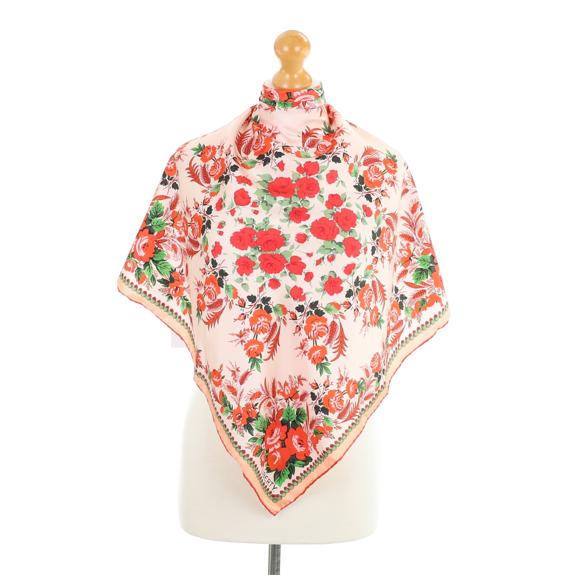 Brand New Boxed Liberty Floral Silk Scarf
