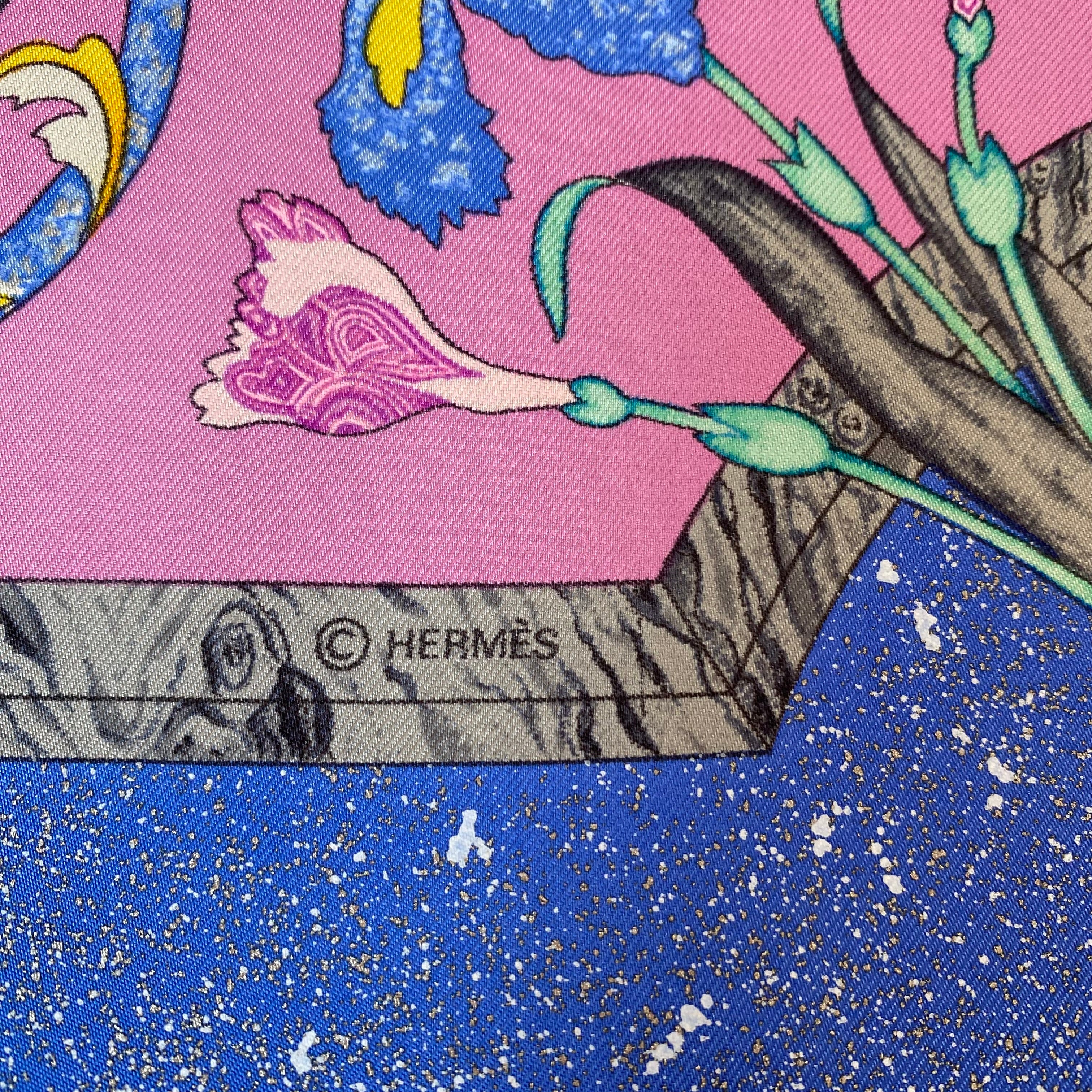 Brand New Boxed Hermès Pierres d’Orient et d’Occident Silk Scarf