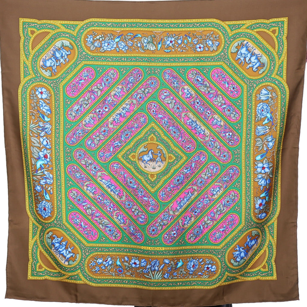 Hermès Qalamdan Silk Scarf