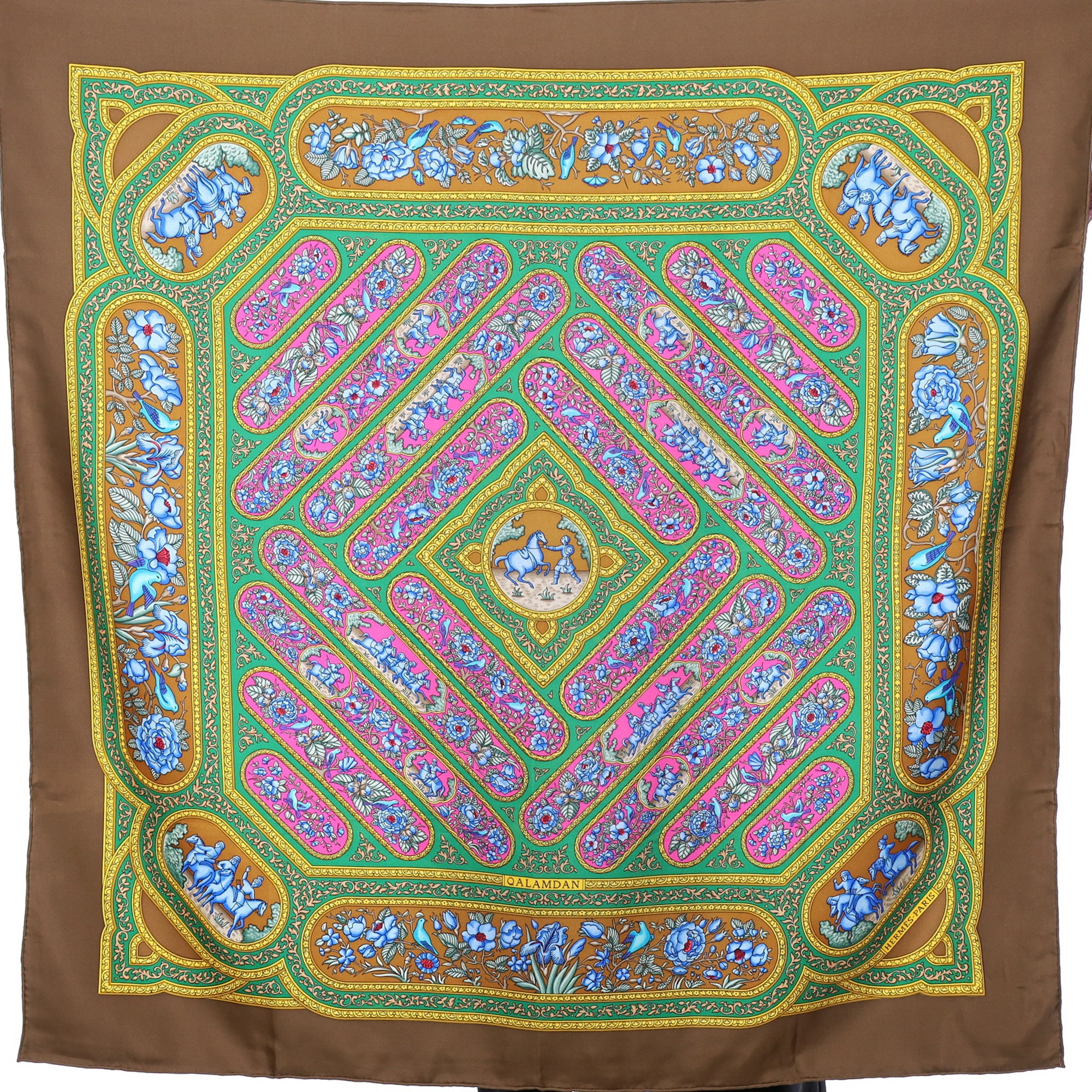 Hermès Qalamdan Silk Scarf