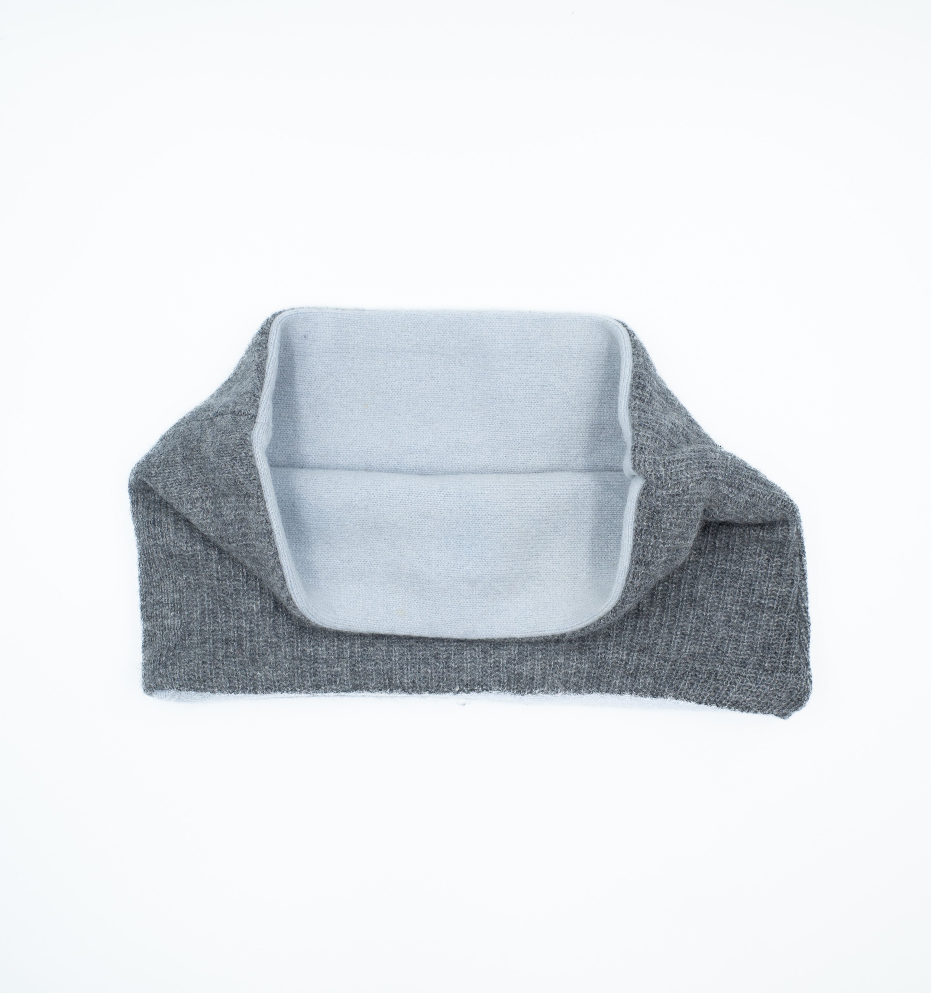 Men’s Smoke Grey and Sky Blue Neck Warmer