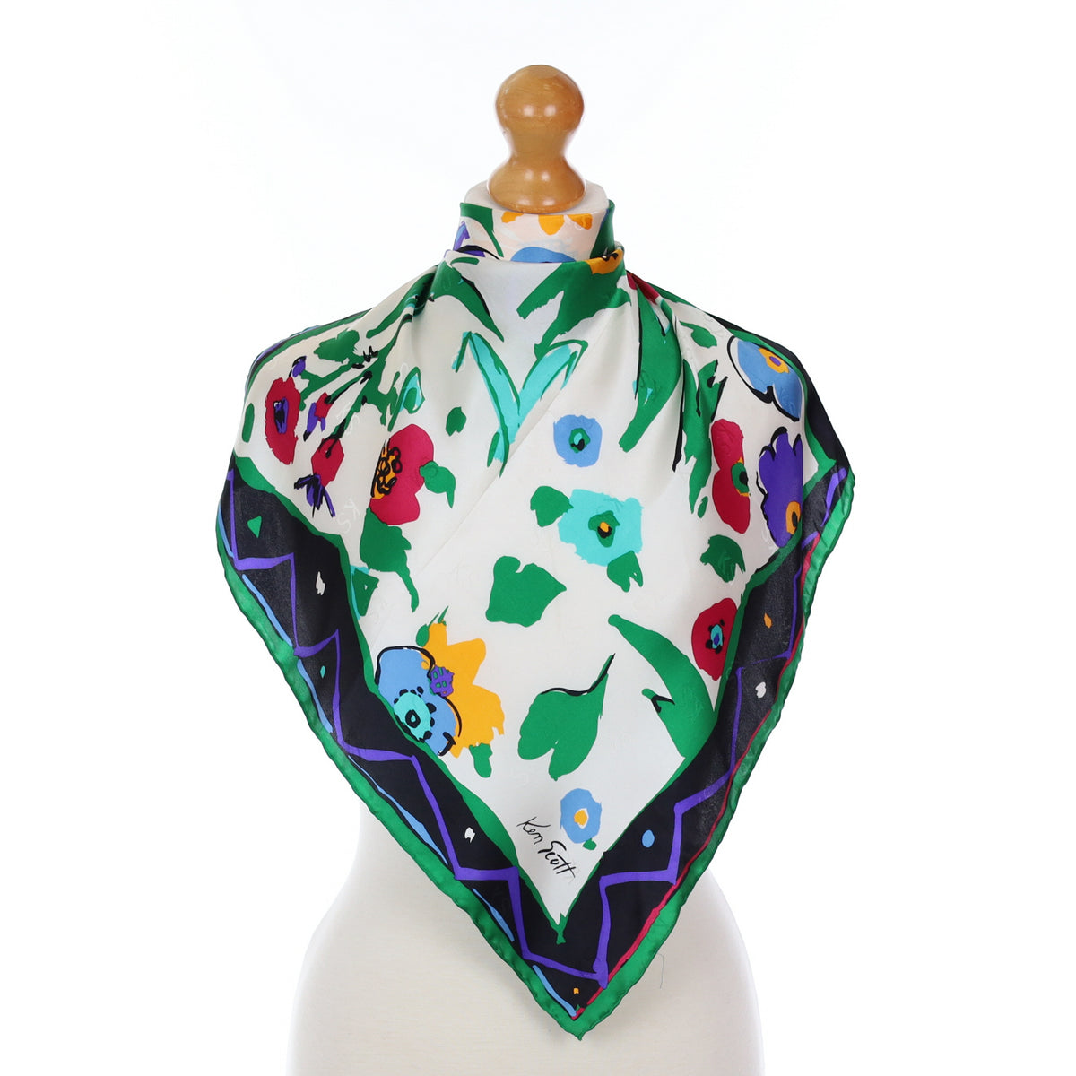 Ken Scott Designer Silk Scarf