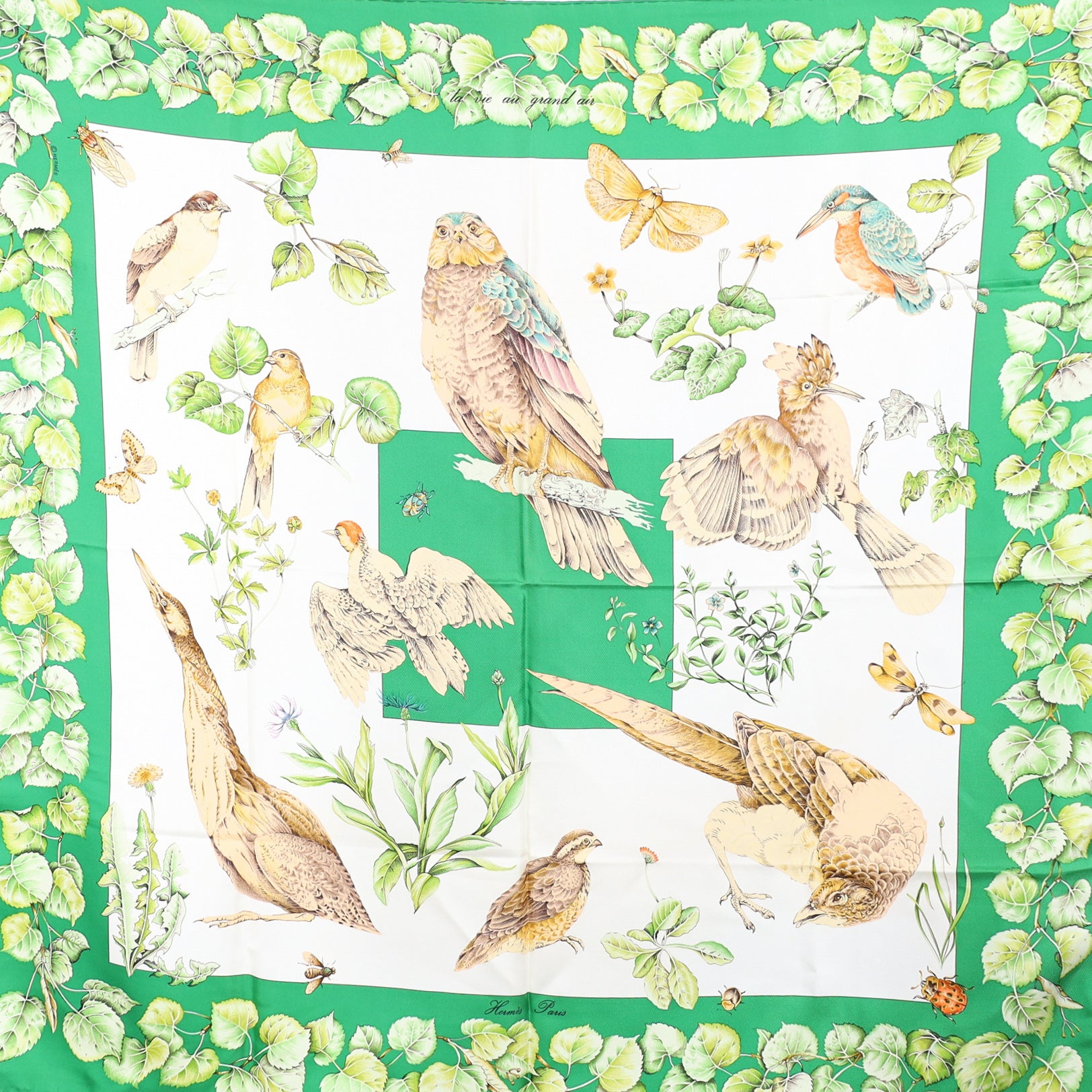 Hermès La Vie Au Grand Air Silk Scarf Quite Rare