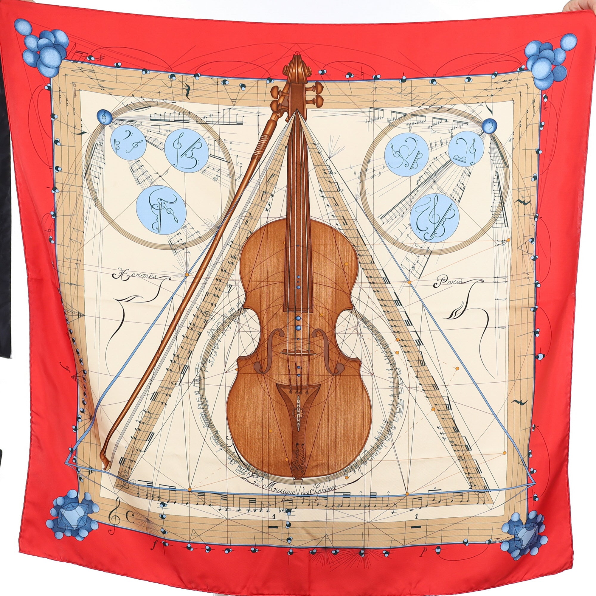 Hermès La Musique des Sphères Silk Scarf