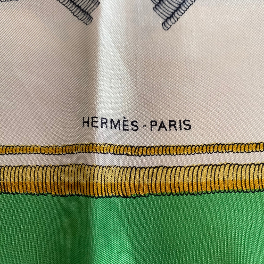 Hermès Deo Juvante Monaco Silk Scarf Quite Rare
