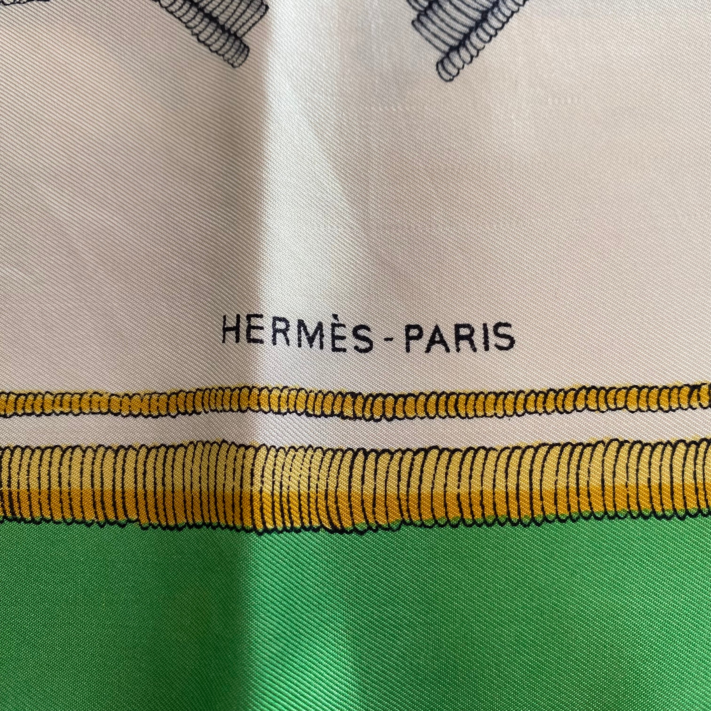 Hermès Deo Juvante Monaco Silk Scarf Quite Rare