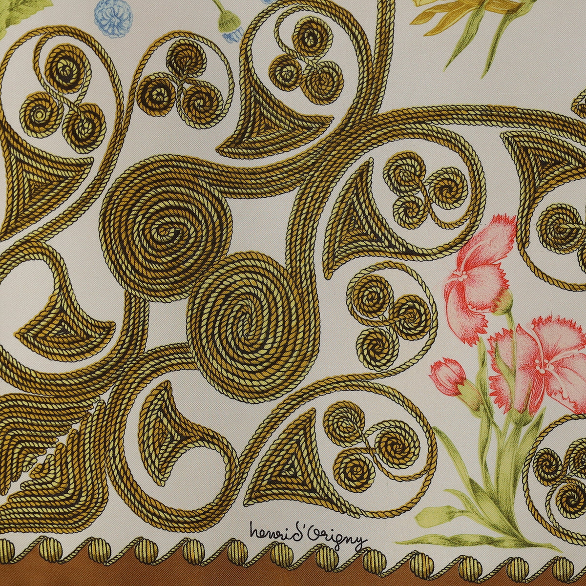 Hermès Arabesques Silk Scarf