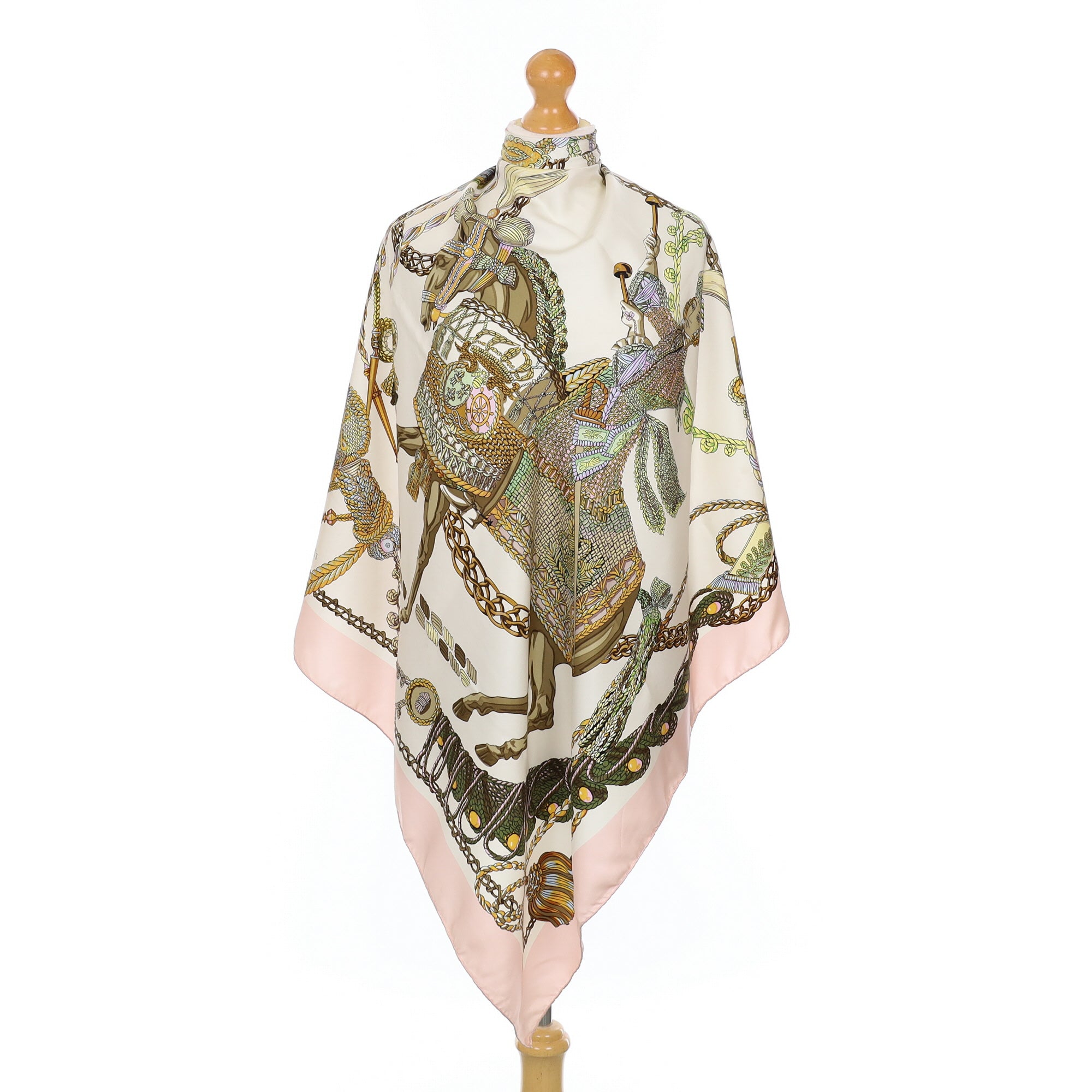 Hermès Le Timbalier Silk Scarf Quite Rare