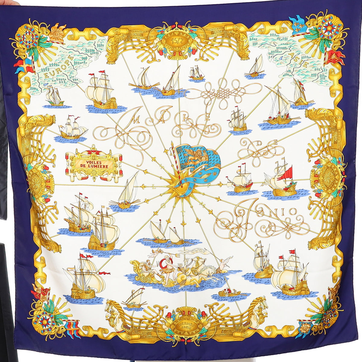 Hermès Voiles de Lumiere Silk Scarf