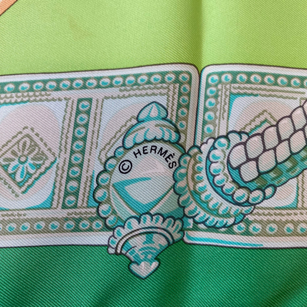Hermès Ceintures et Liens Silk Scarf Quite Rare
