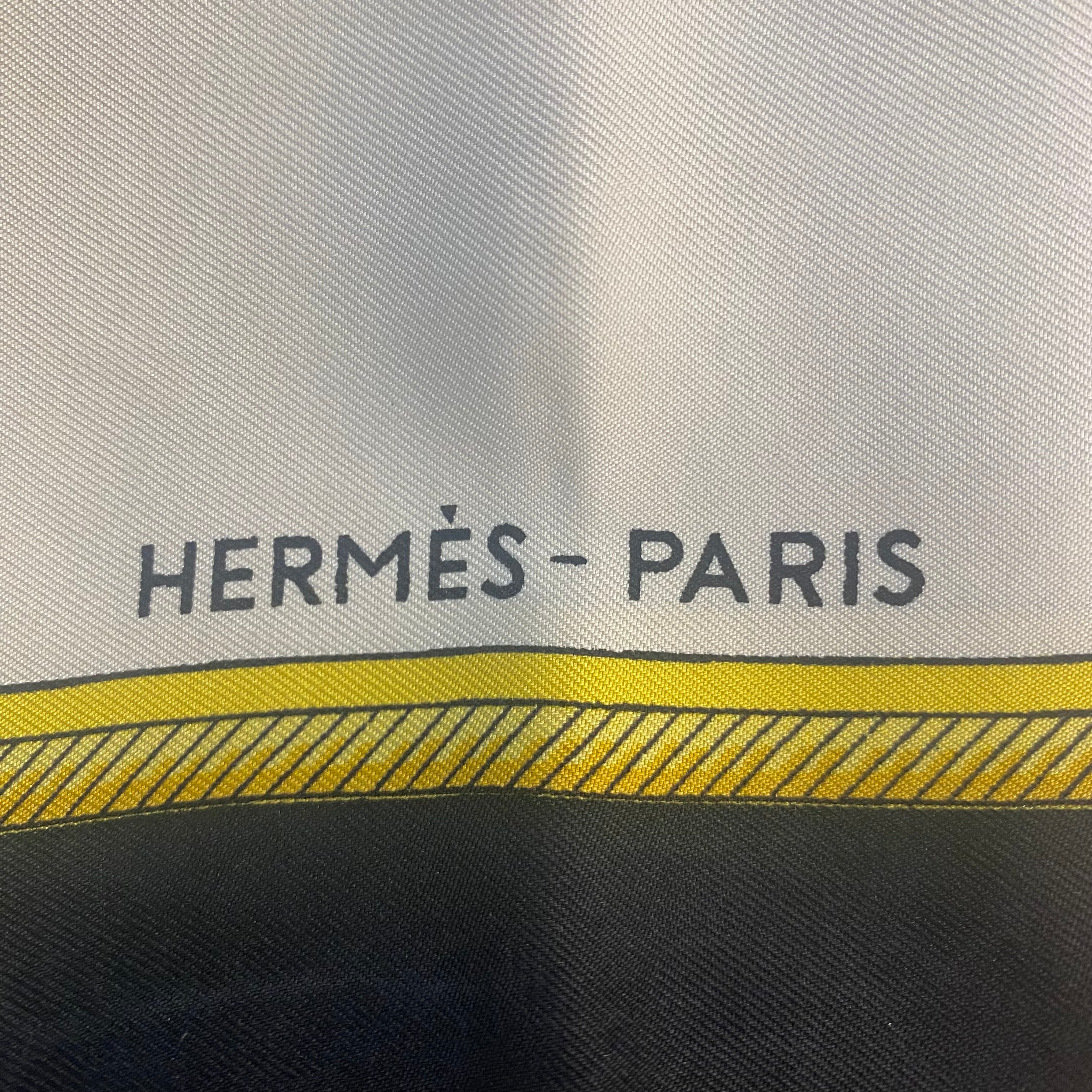 Hermès Les Voitures A Transformation Silk Scarf