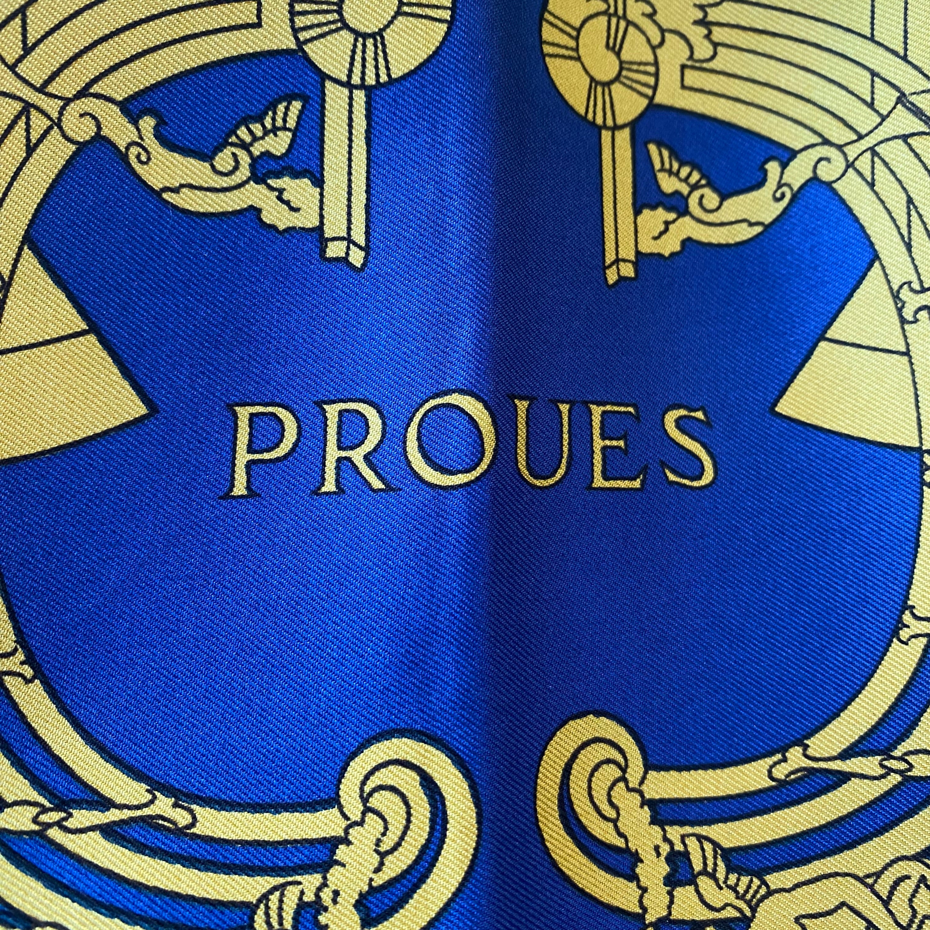 Hermès Proues Silk Scarf