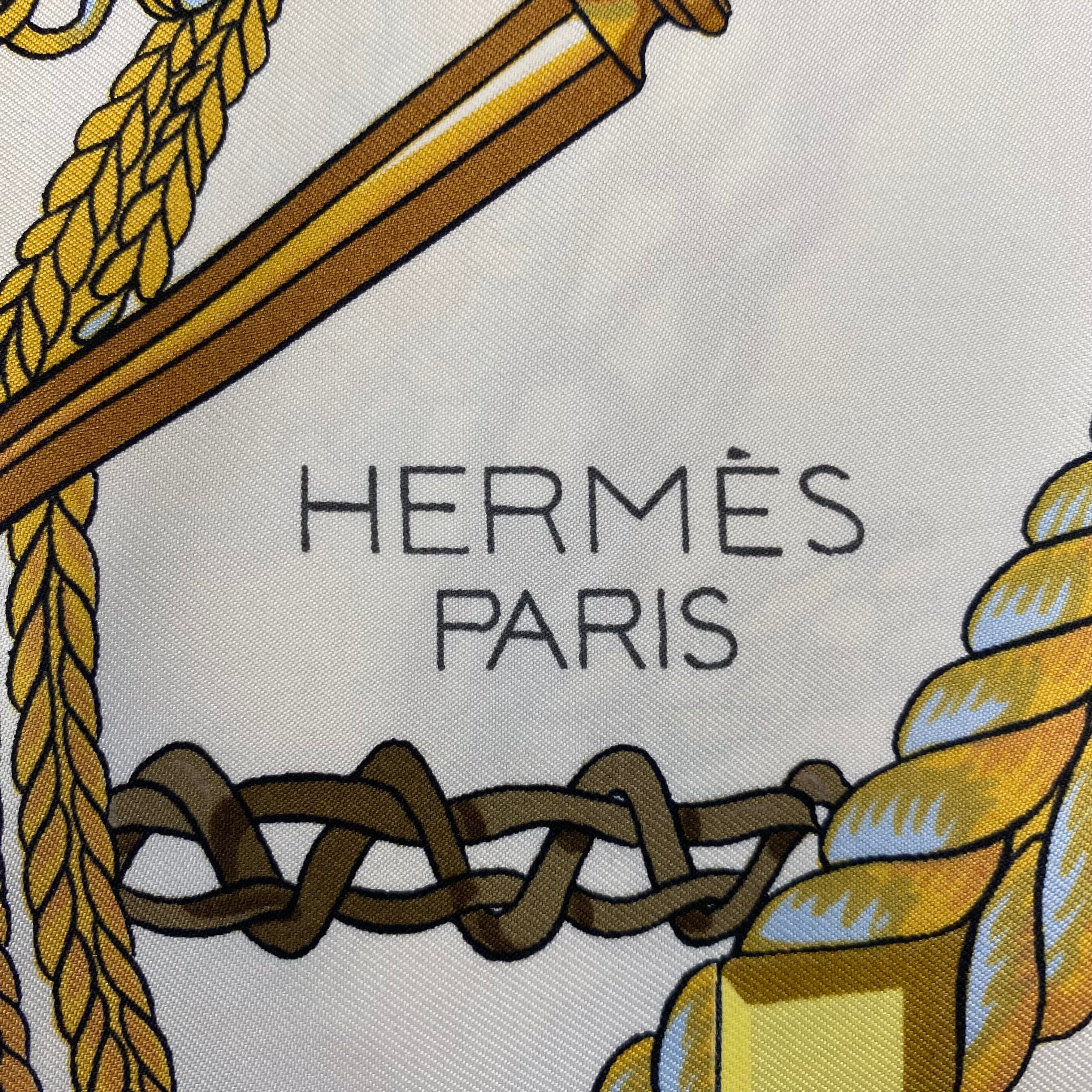 Hermès Le Timbalier Silk Scarf Quite Rare
