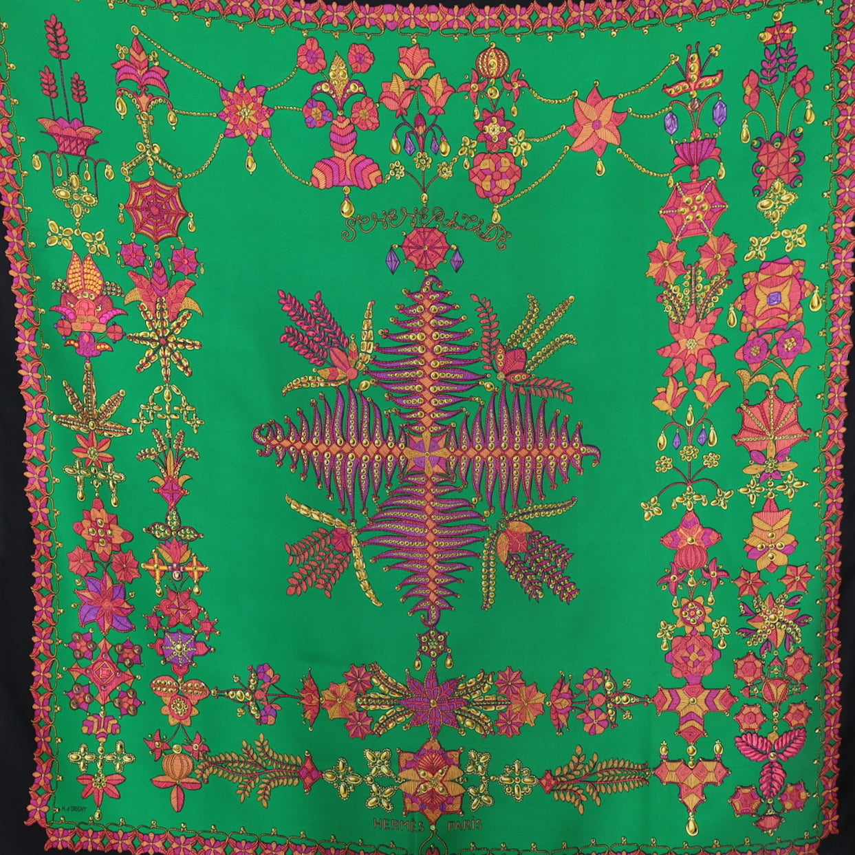 Hermès Scheherazade Vintage Silk Scarf