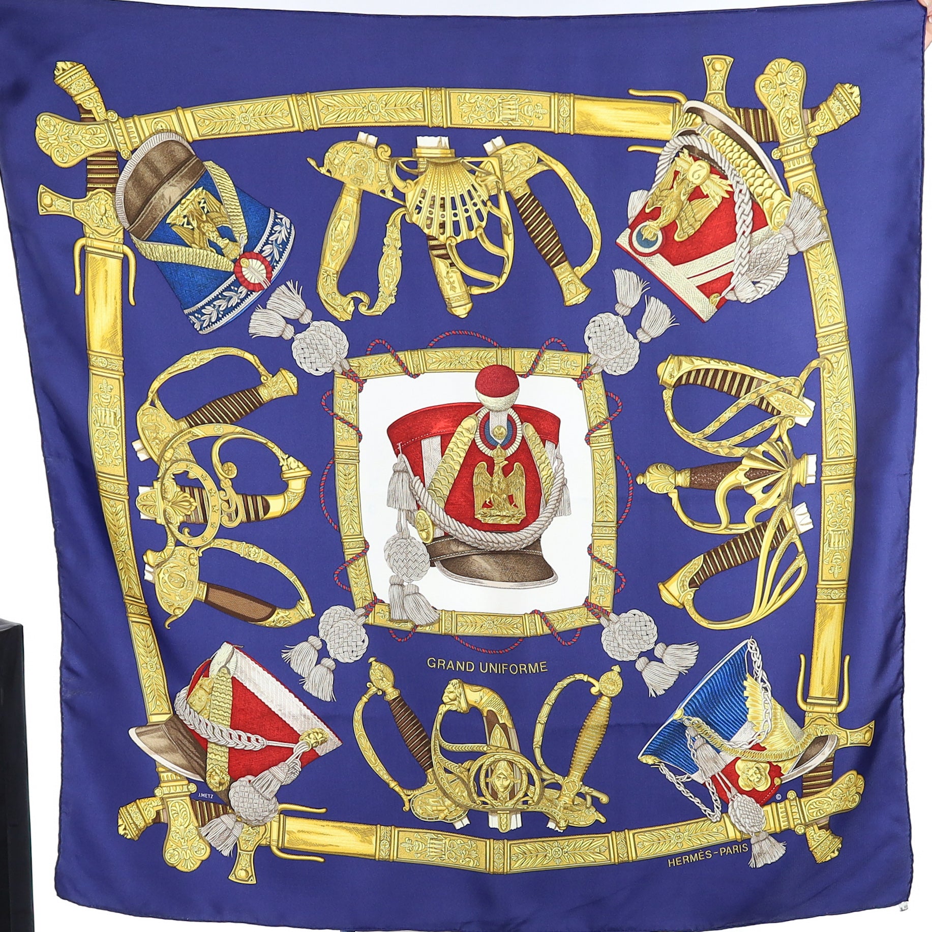Hermès Grand Uniforme Silk Scarf