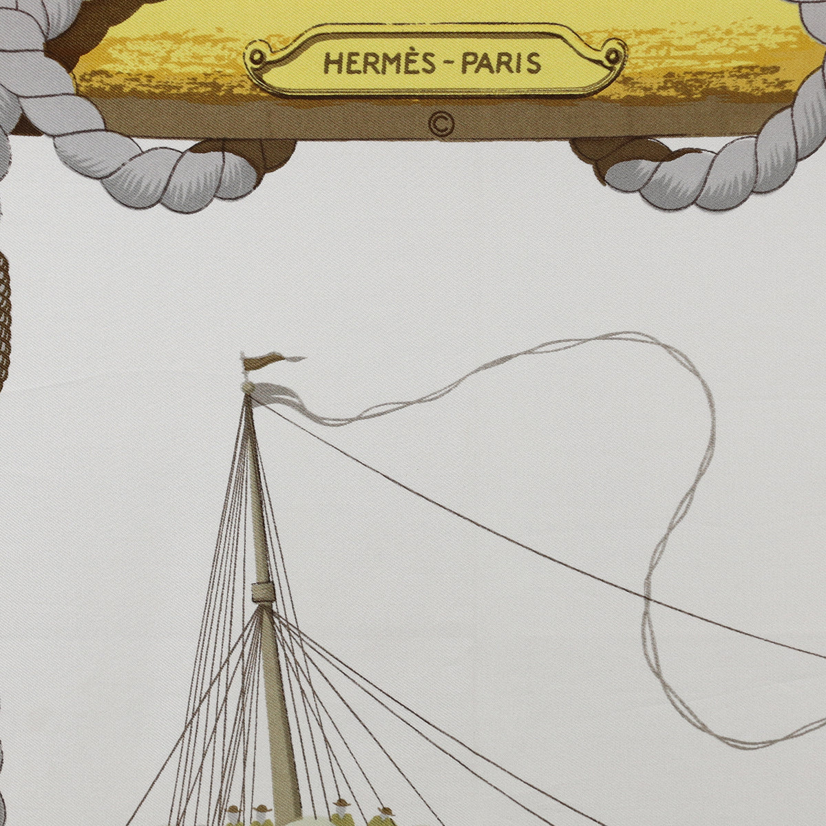Hermès Tribord Silk Scarf