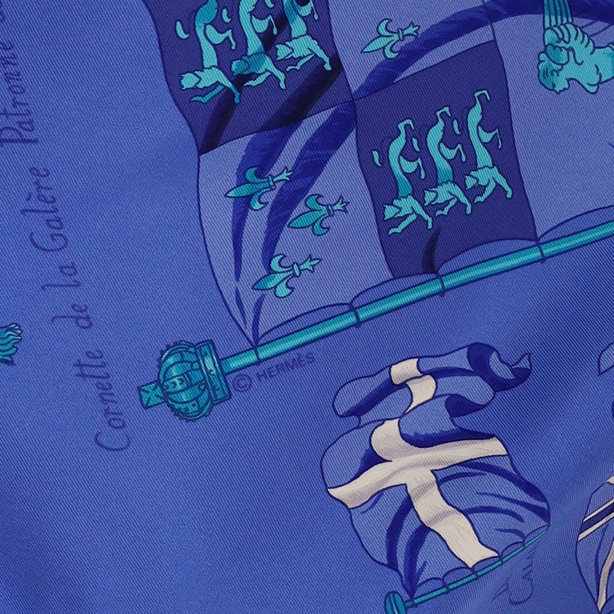 Hermès Pavois Silk Scarf