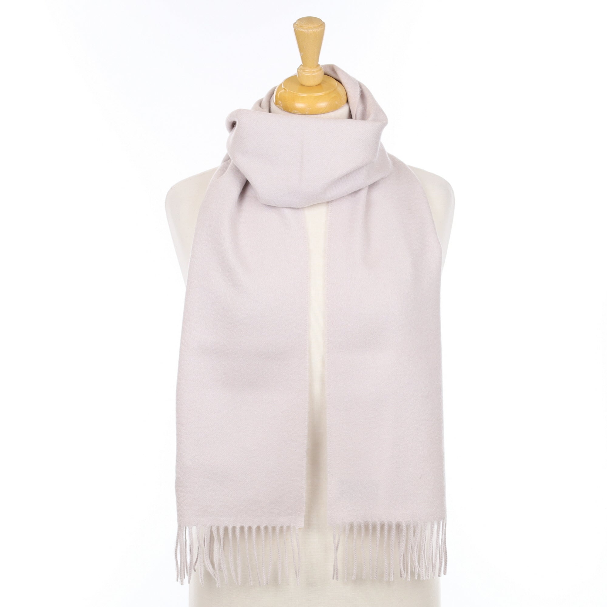 Brand New Scottish Frost Grey Cashmere Scarf