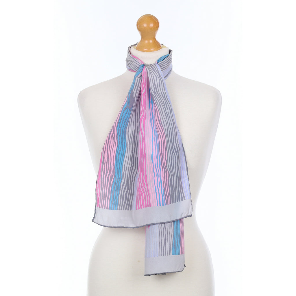 Ostinelli Striped Vintage Silk Scarf