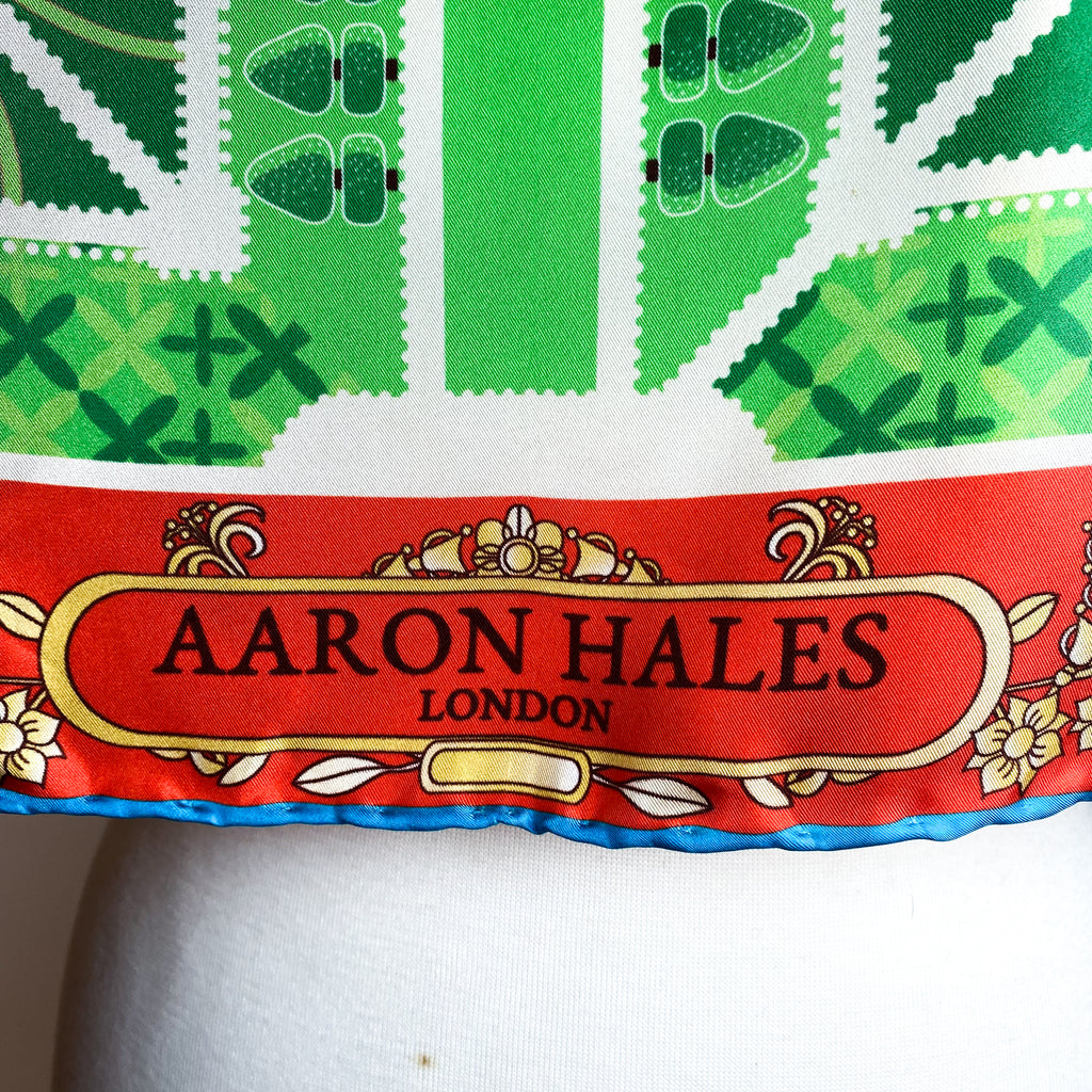 Aaron Hales London Colourful Designer Silk Scarf