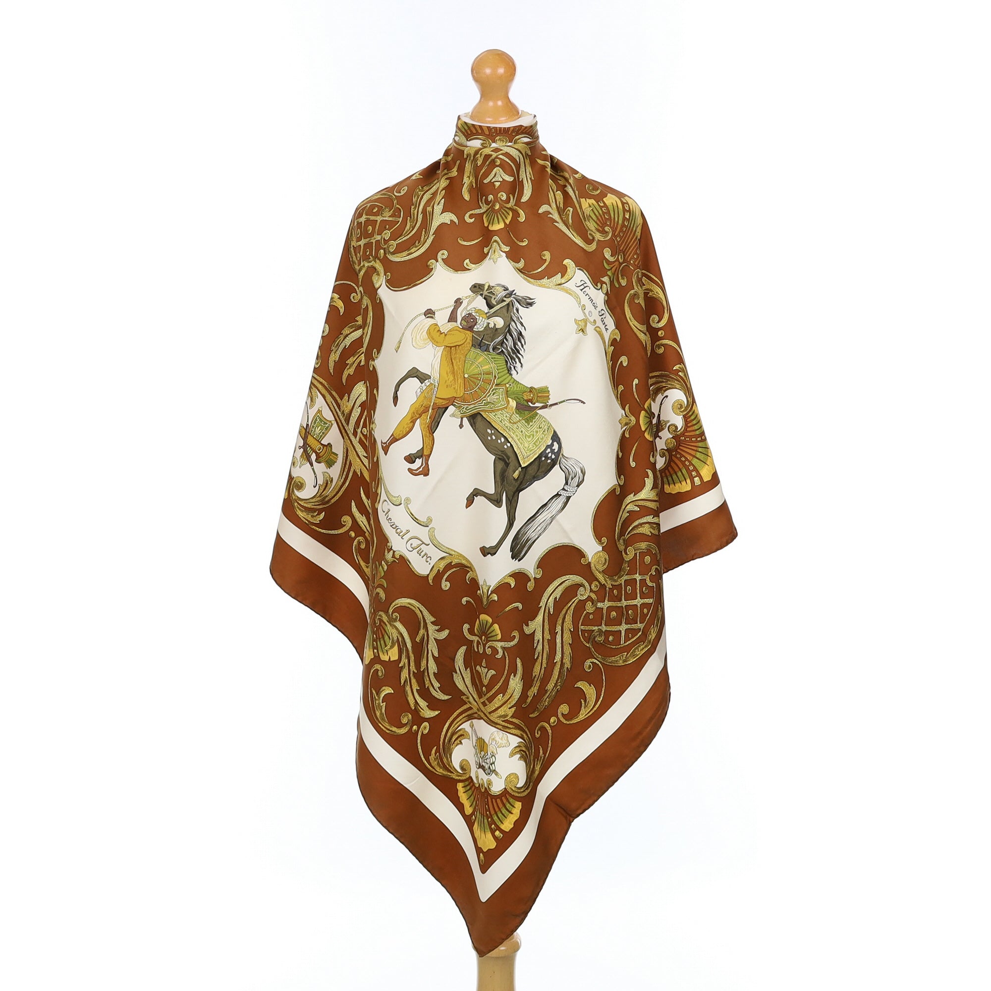 Hermès Cheval Turc Silk Scarf