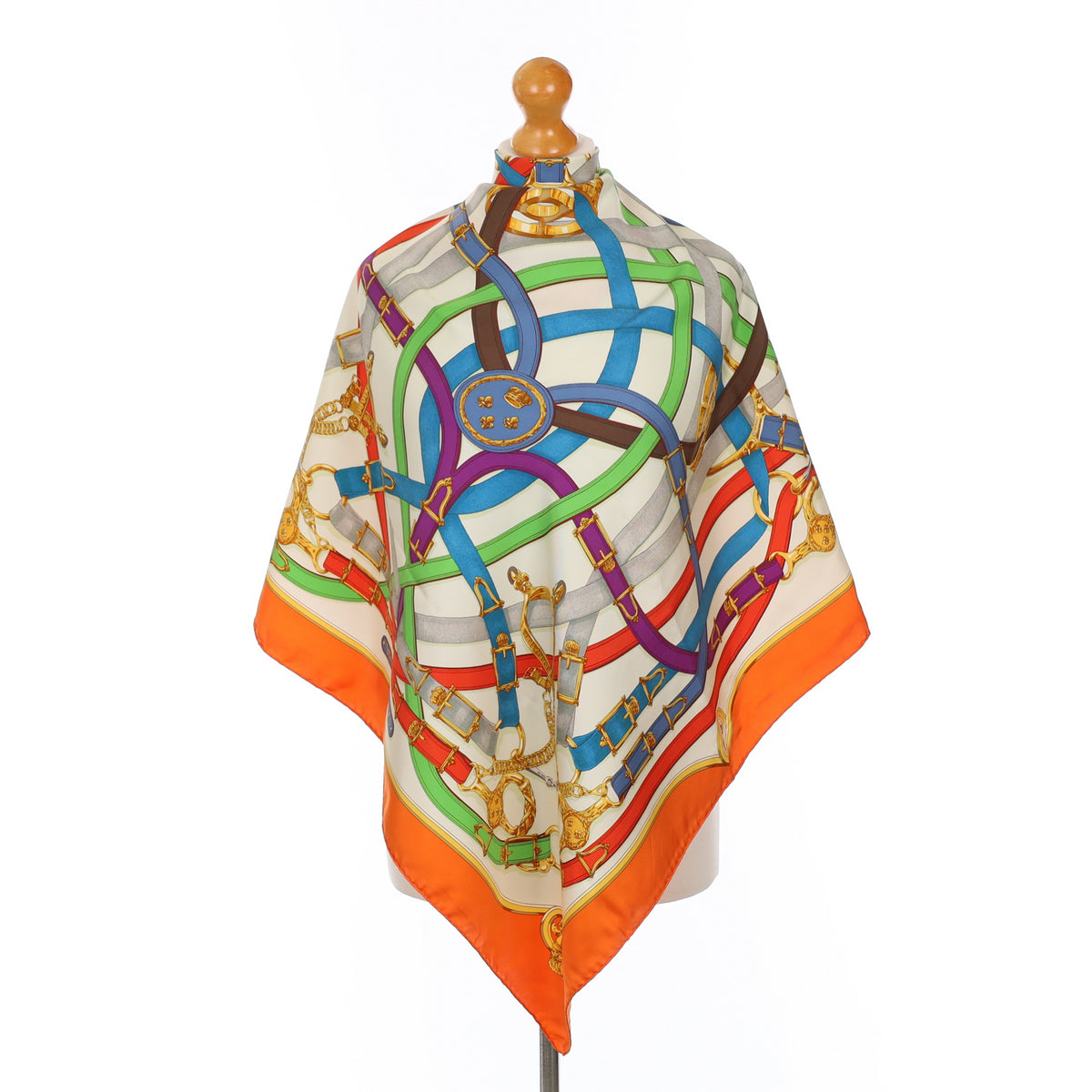 Hermès Cavalcadour Silk Scarf