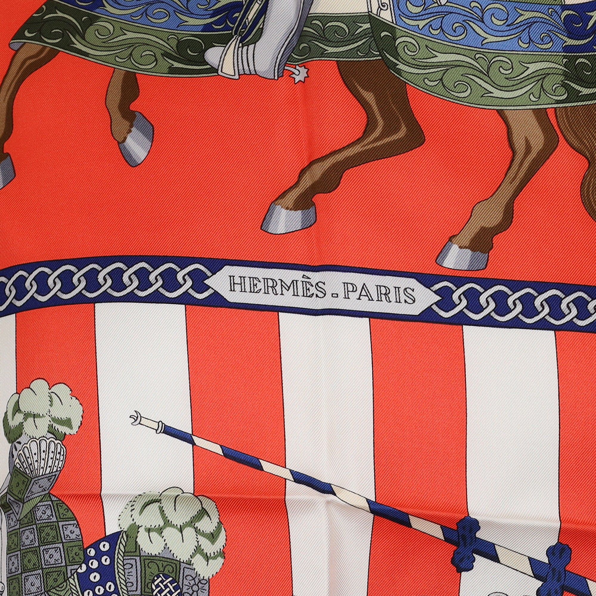 Brand New Boxed Hermès Chocs en Plumes Silk Scarf
