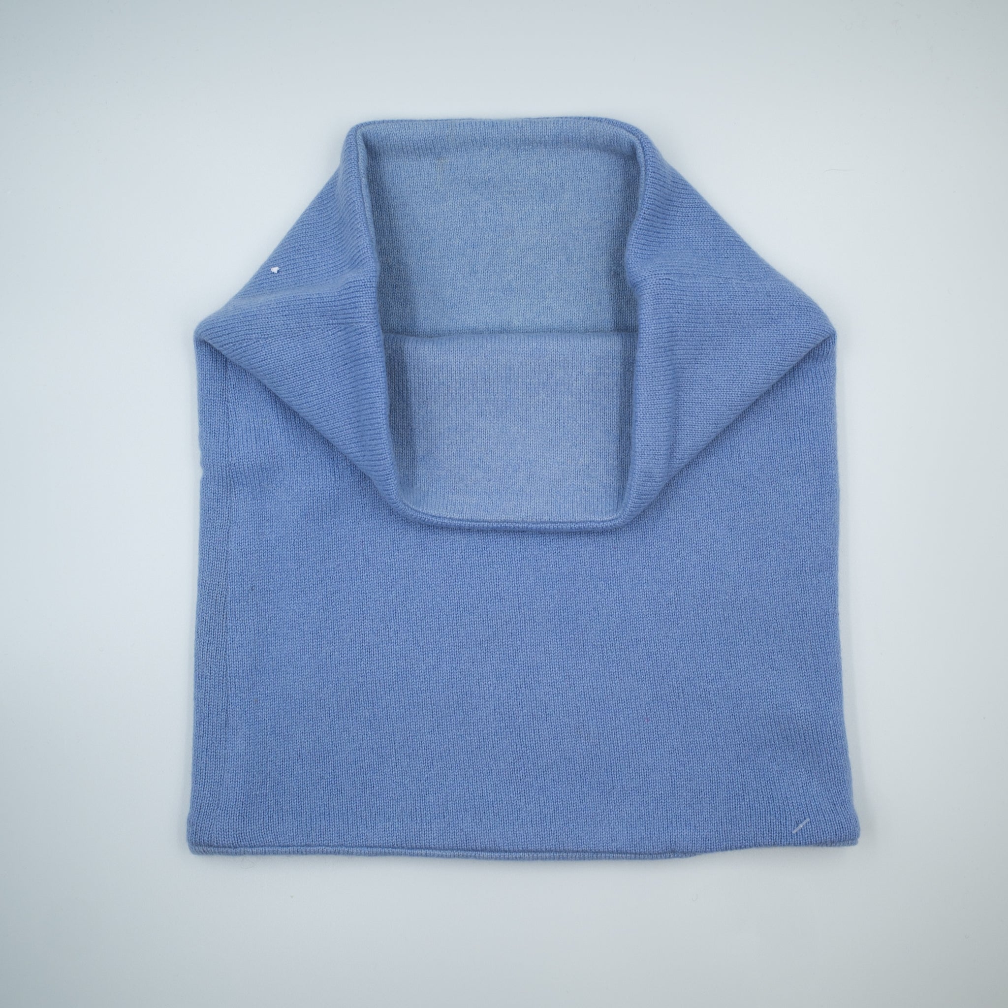 Men’s Muted Blue Luxury Double Layered Snood