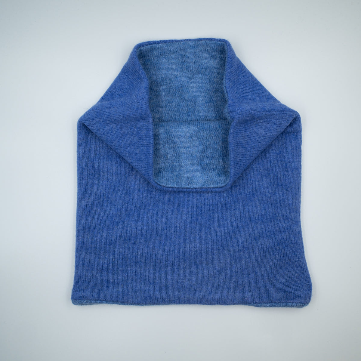 Men’s Cornflower Blue and Sky Luxury Double Layered Snood
