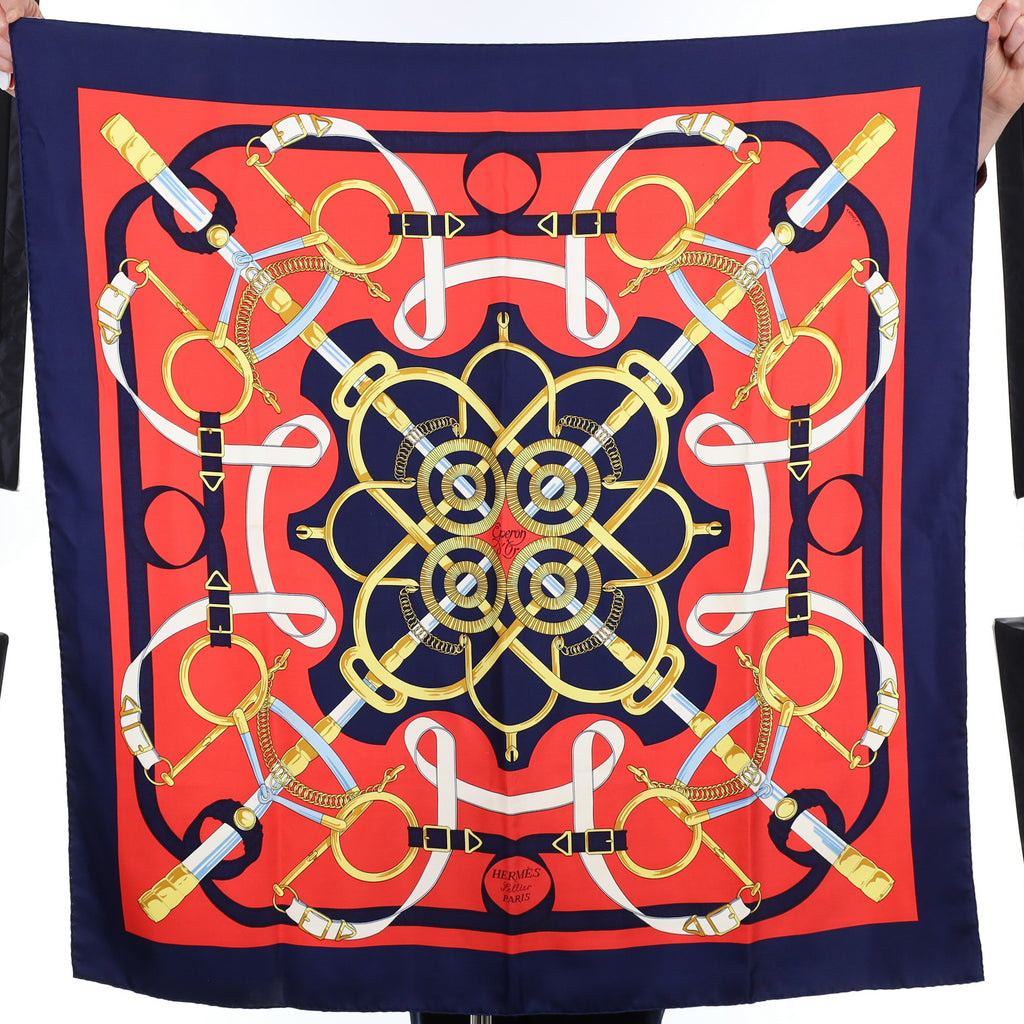 Hermès Eperon D’or Silk Scarf