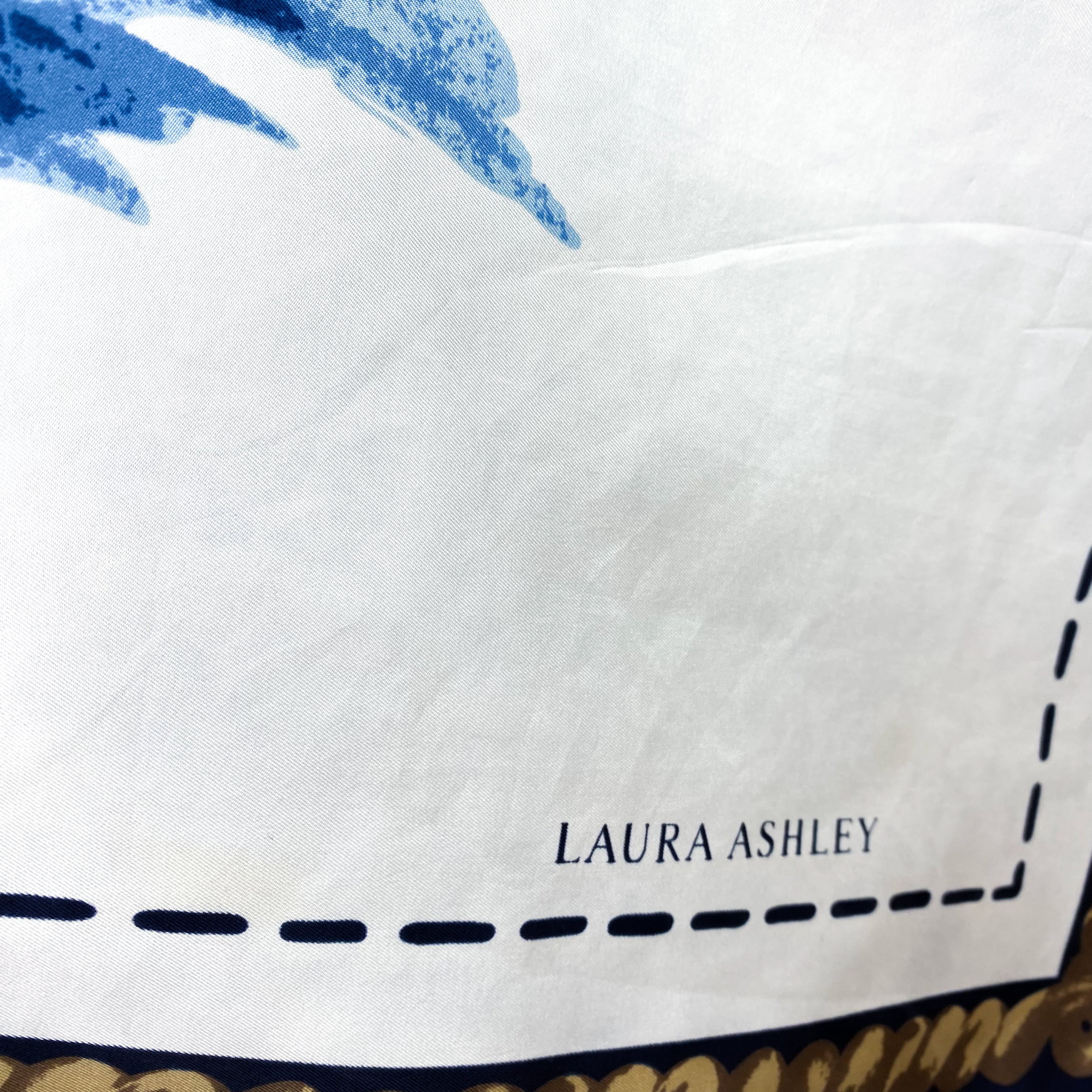 Striking Laura Ashley Portrait Silk Scarf