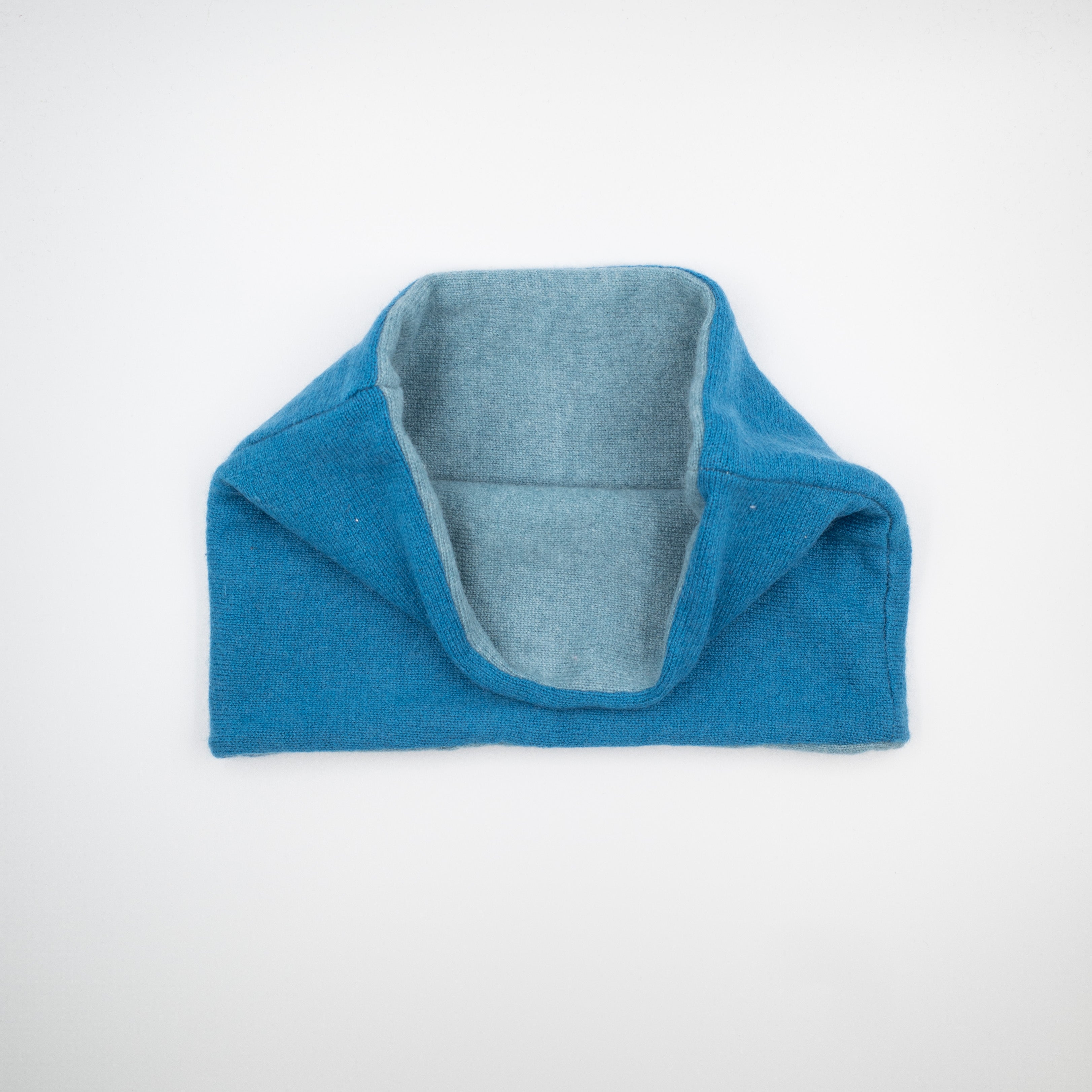 Men’s Teal and Duck Egg Blue Neck Warmer