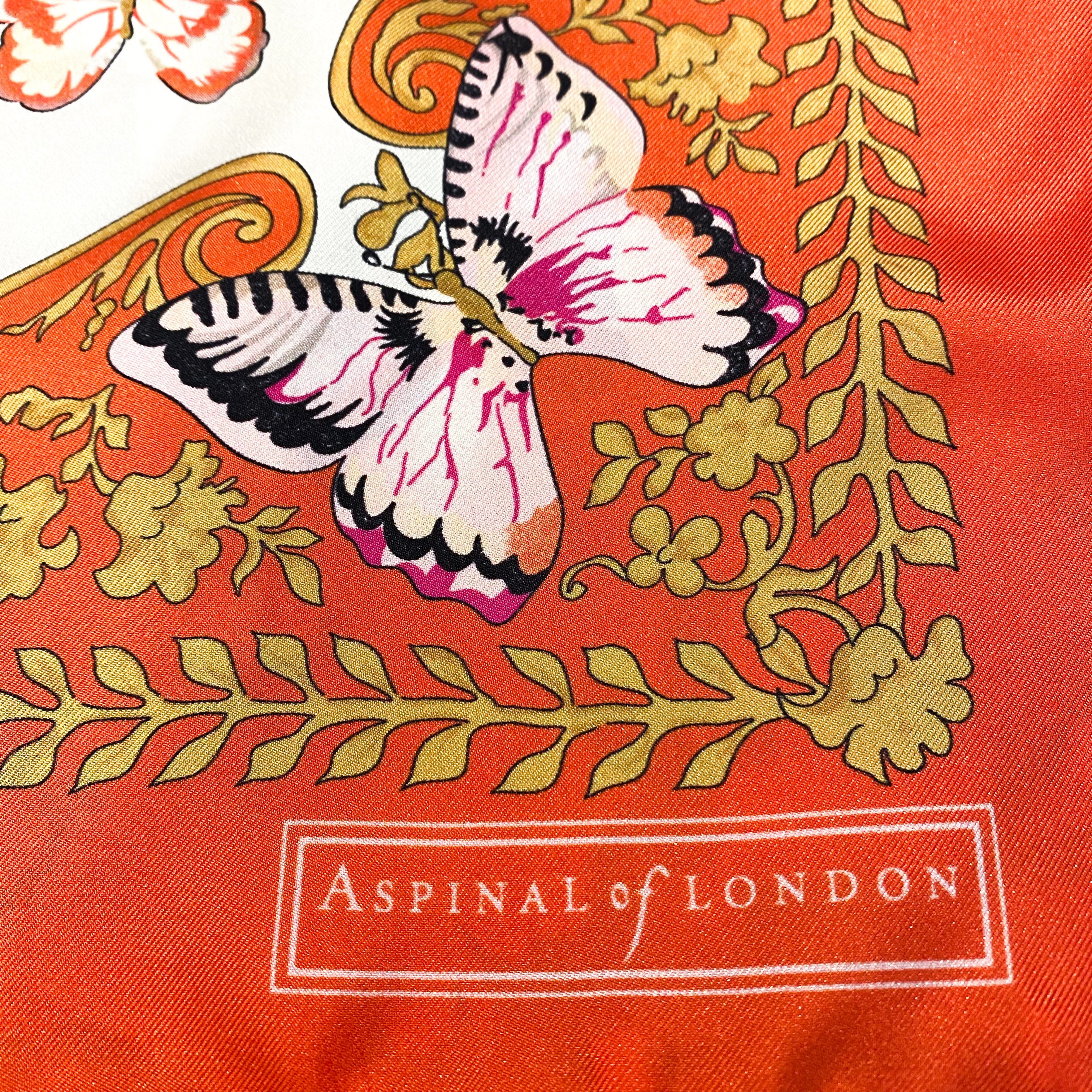 Immaculate Aspinal Of London Silk Scarf