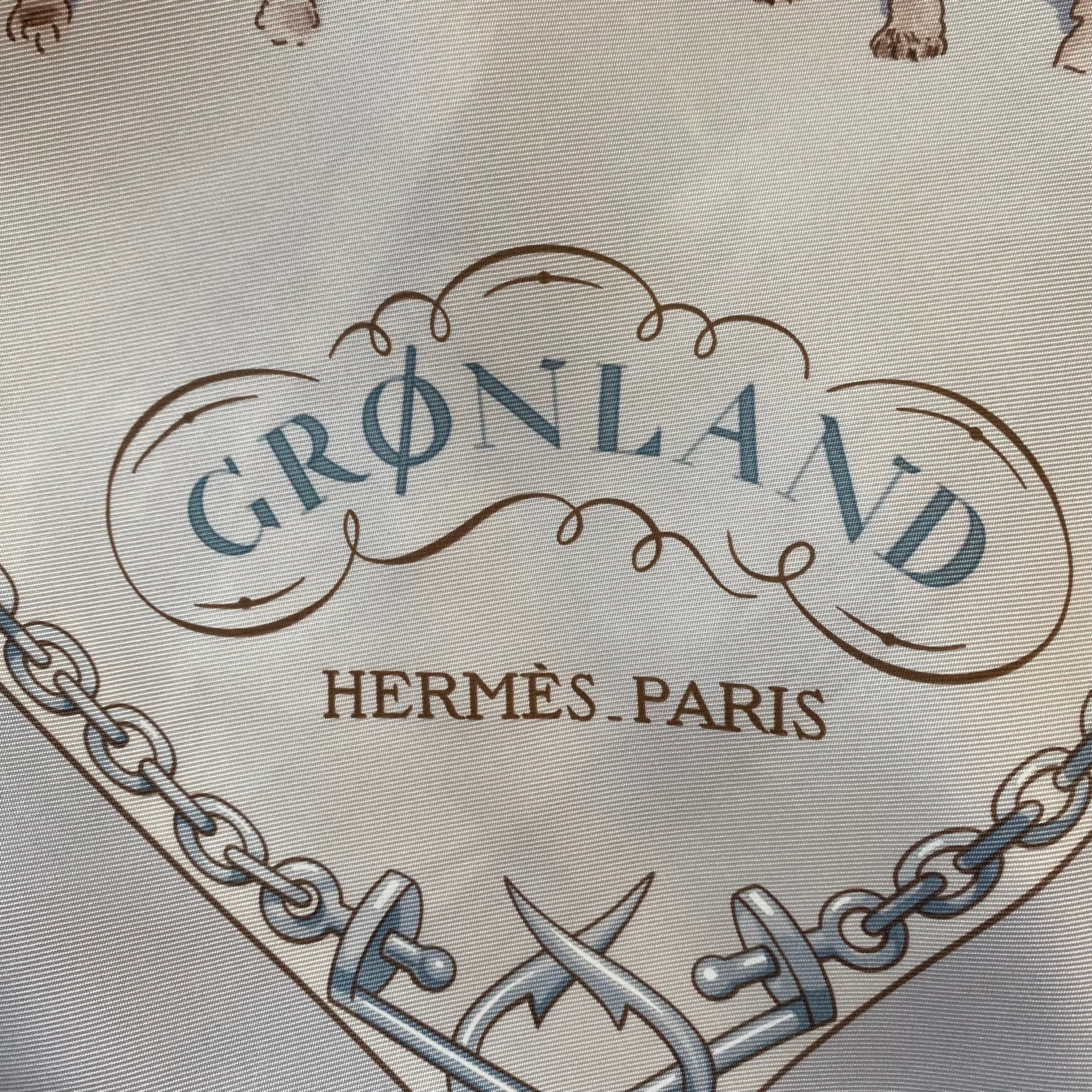 Hermès Grønland Silk Scarf
