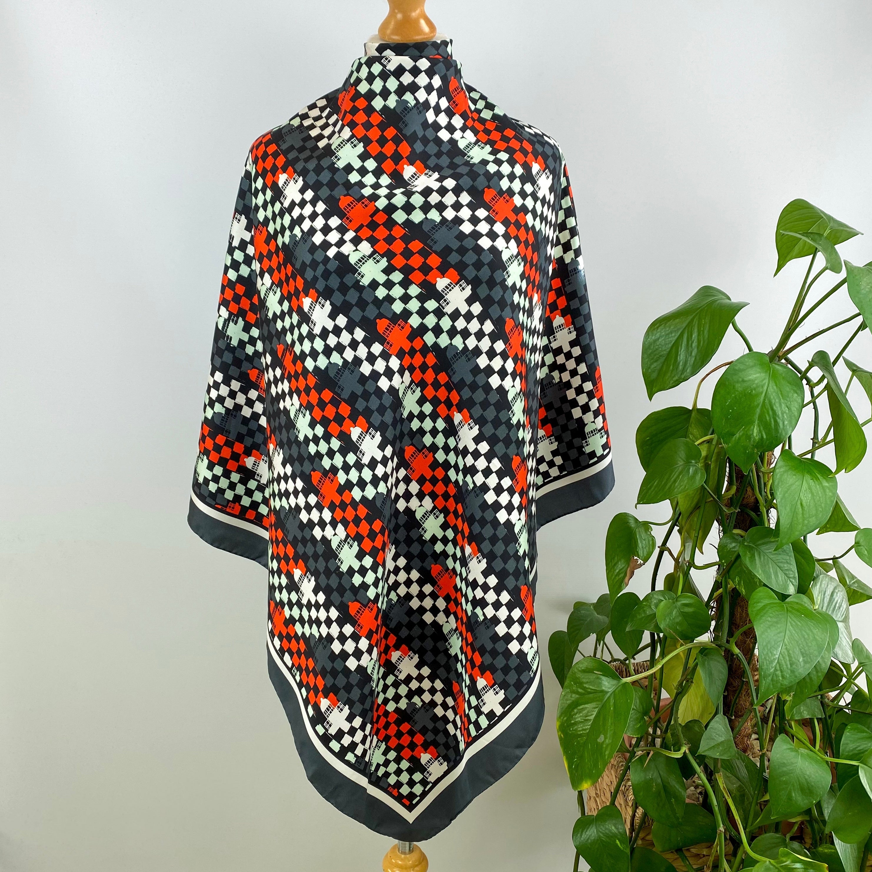Vilebrequin Abstract Designer Silk Scarf
