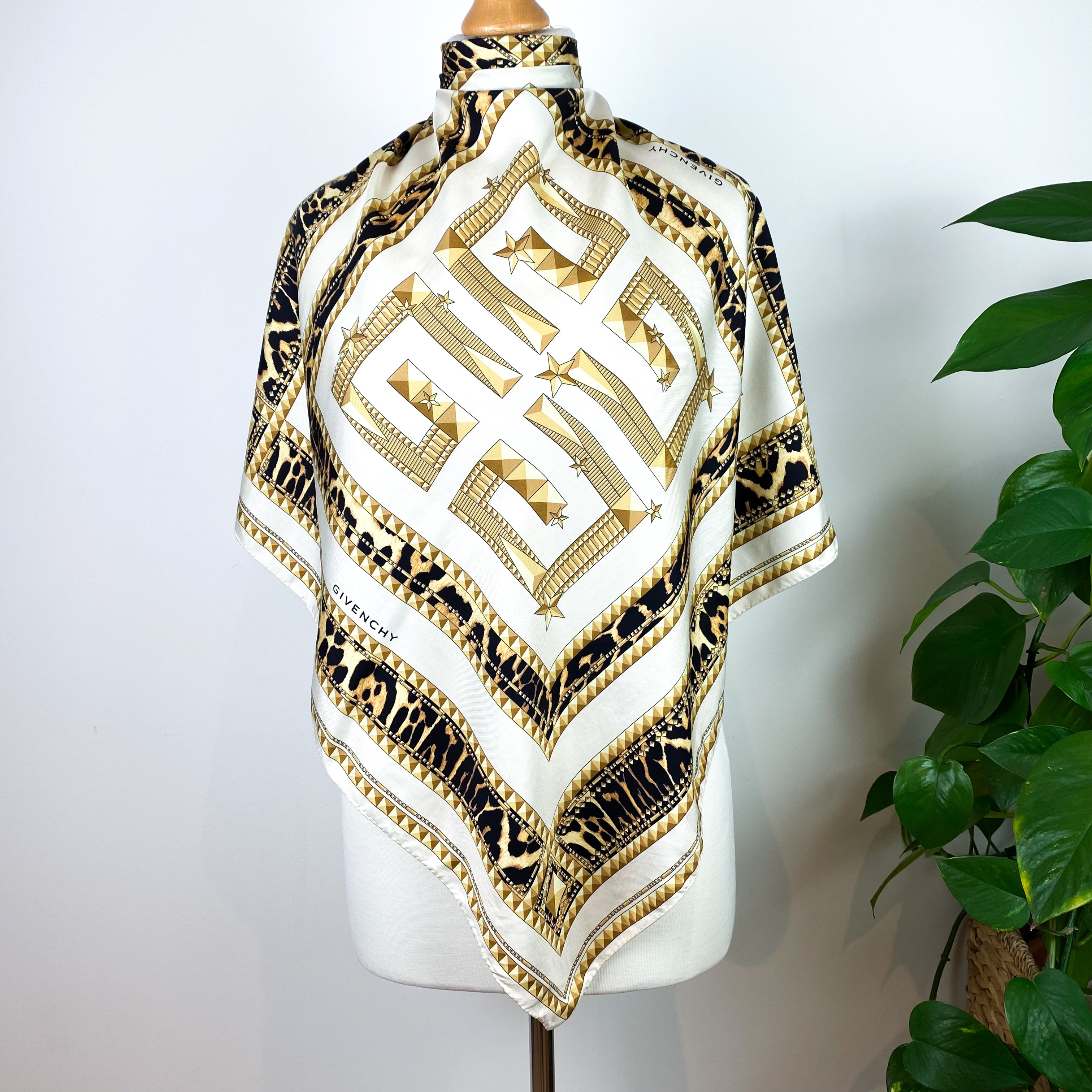 Givenchy Designer Silk Scarf