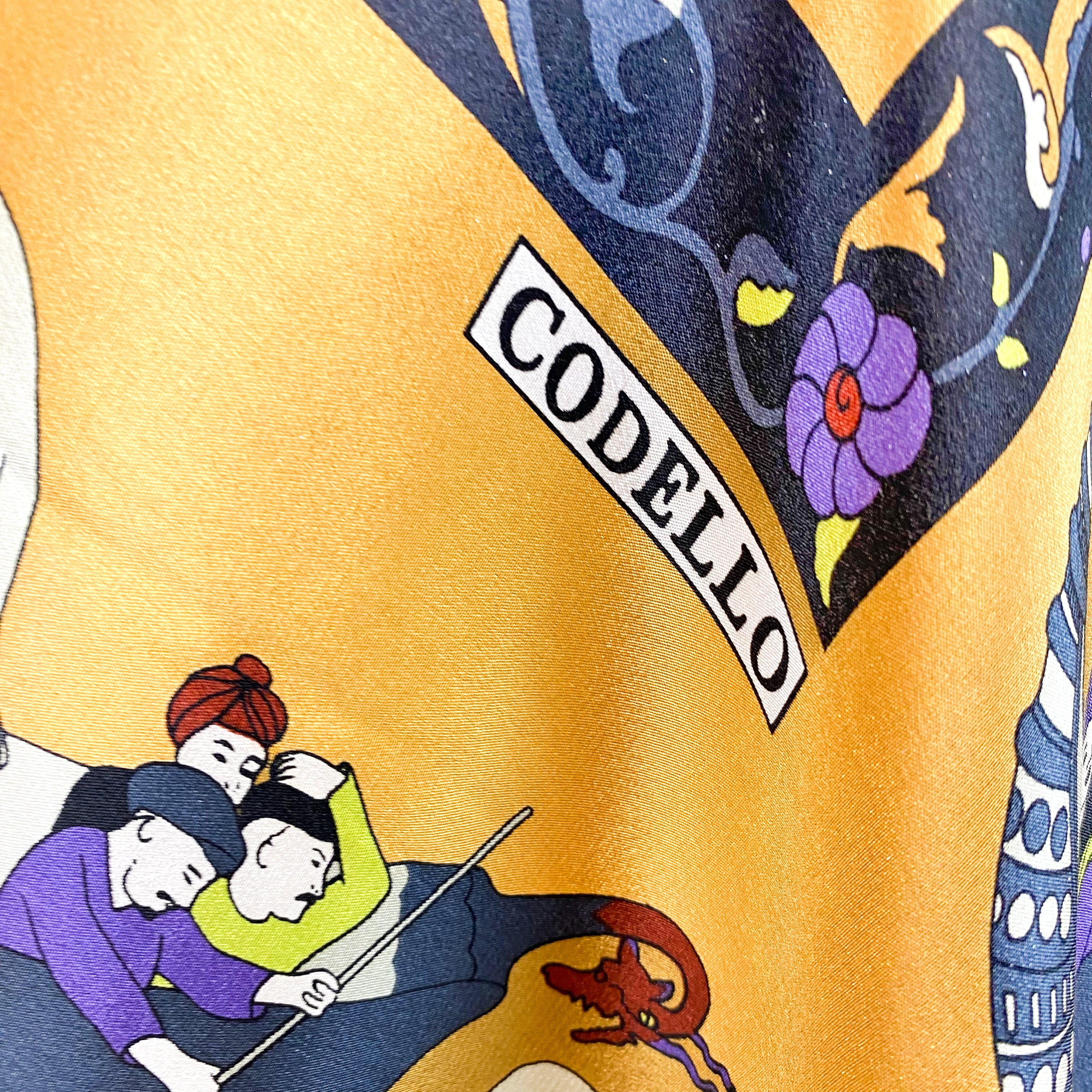 East Asian Design Large Codello Silk Scarf