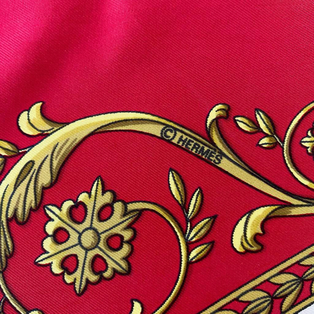 Hermès La Promenade De Longchamps Silk Scarf
