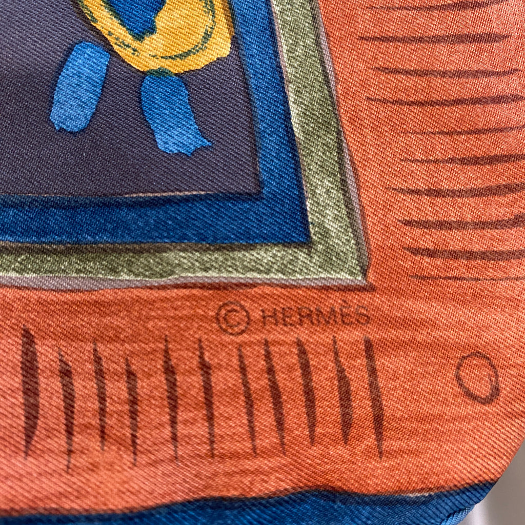 Boxed Hermès Beloved India From Hermès Paris Silk Scarf Rare