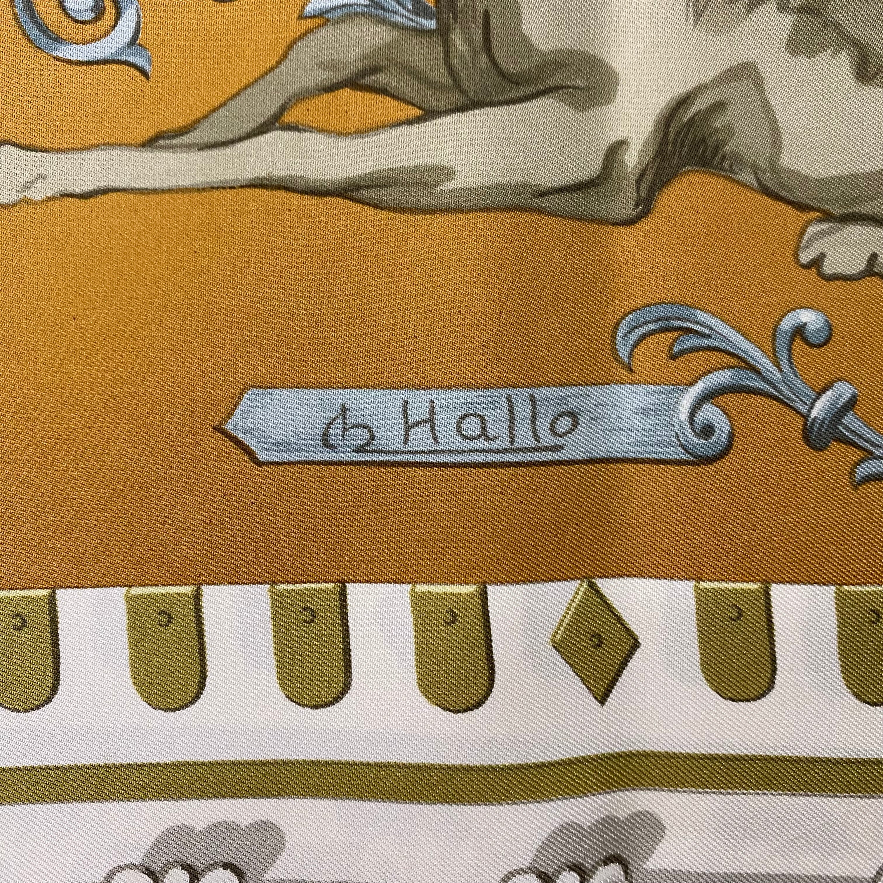 Hermès Val De Loire Vintage Silk Scarf Rare
