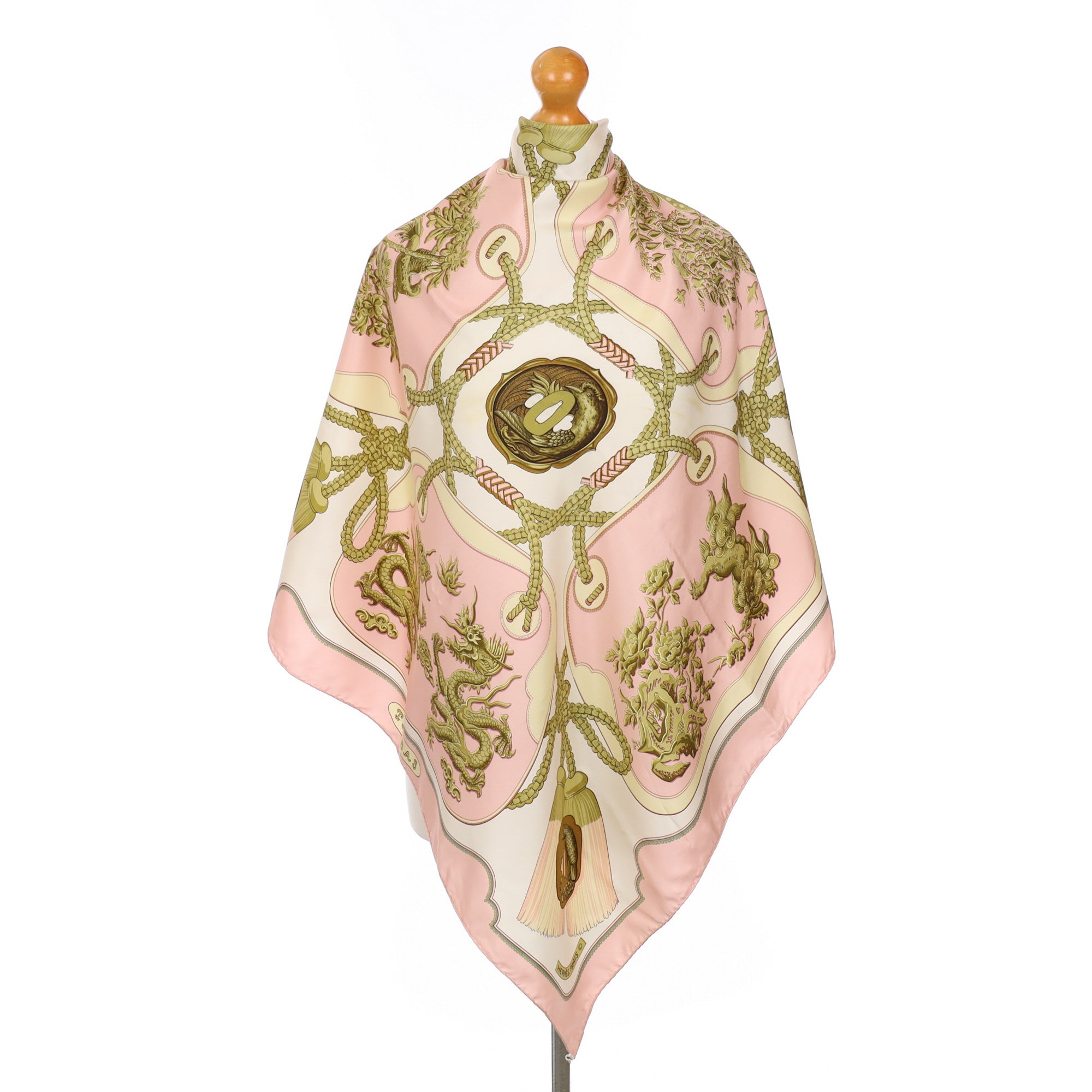 Hermès Tsubas Silk Scarf