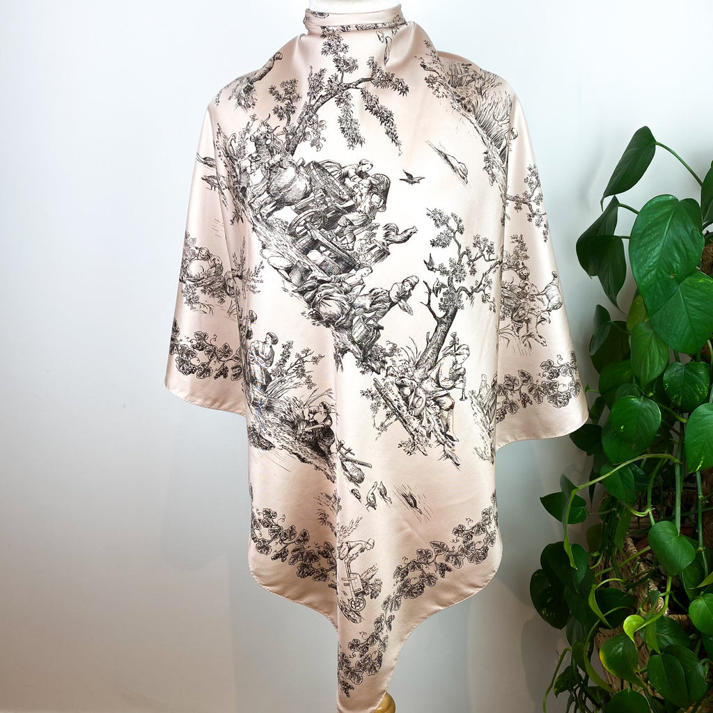 Carlisle Toile Designer Silk Scarf