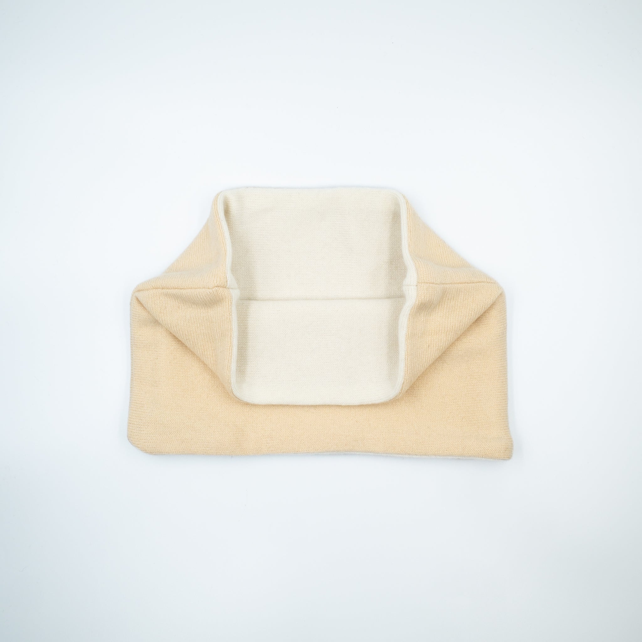 Clotted Cream and Winter White Neck Warmer