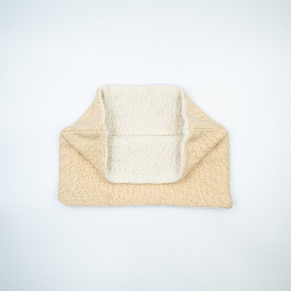 Clotted Cream and Winter White Neck Warmer