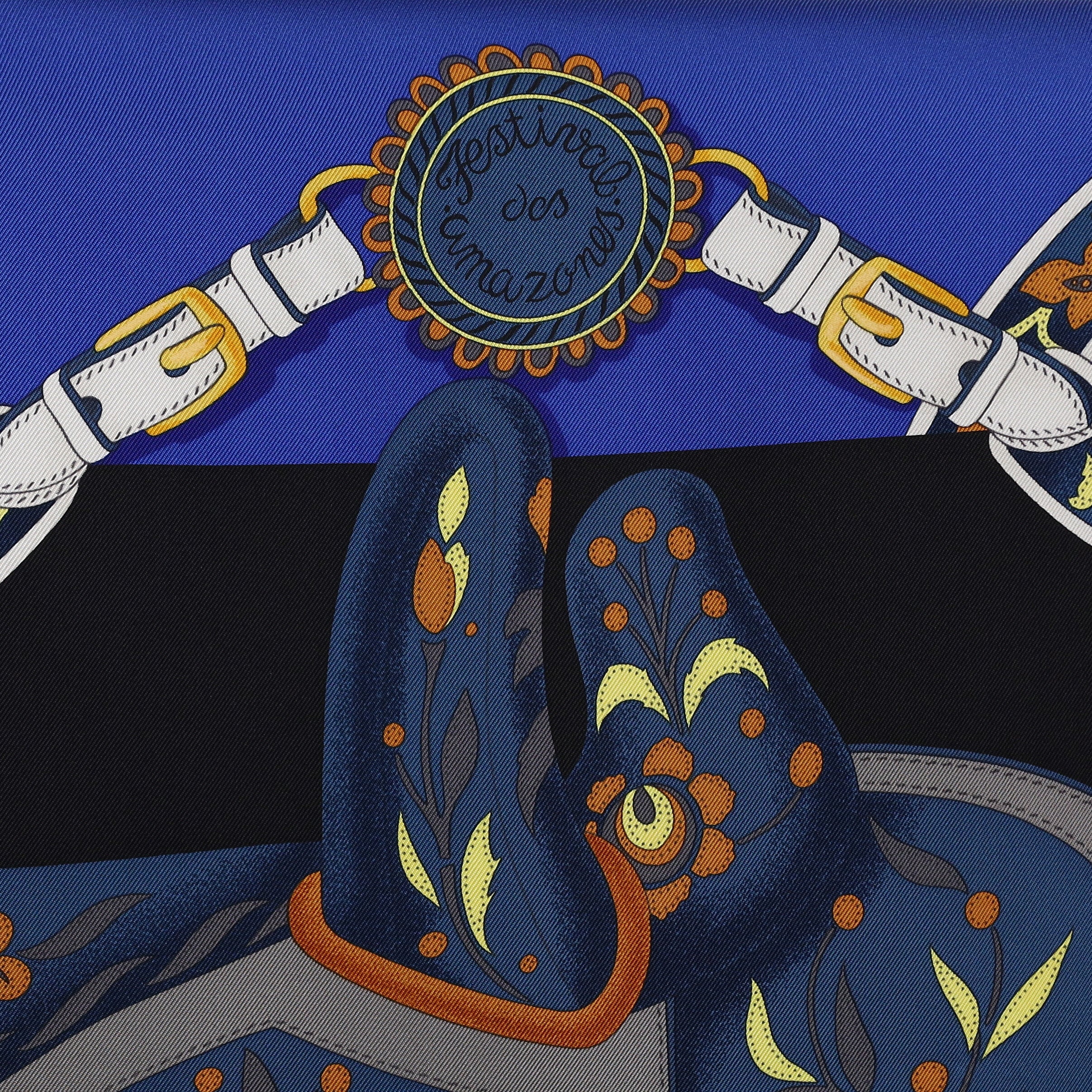 Hermès Festival des Amazones Silk Scarf